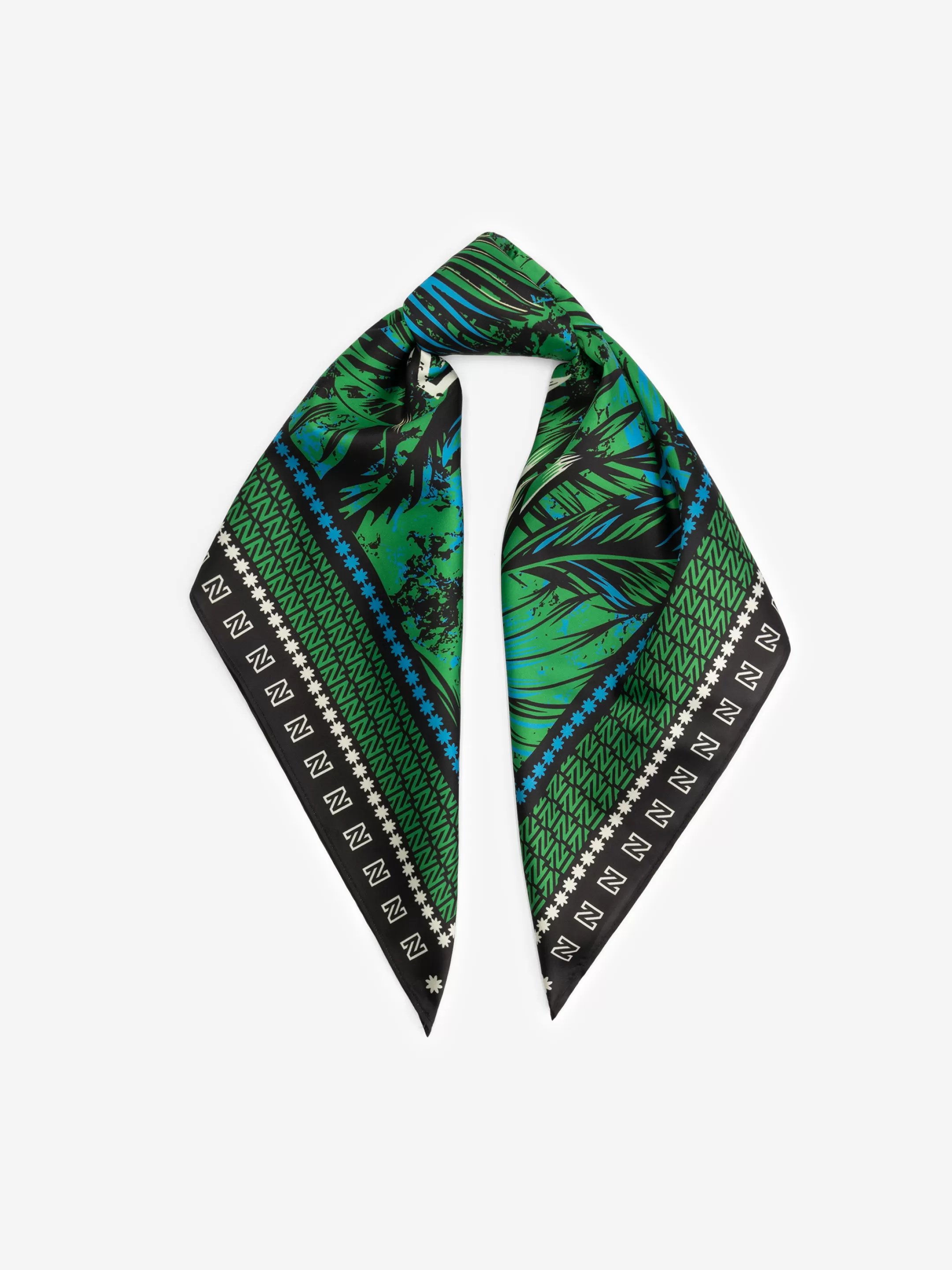 New NIKKIE scarf Black/Fern Green