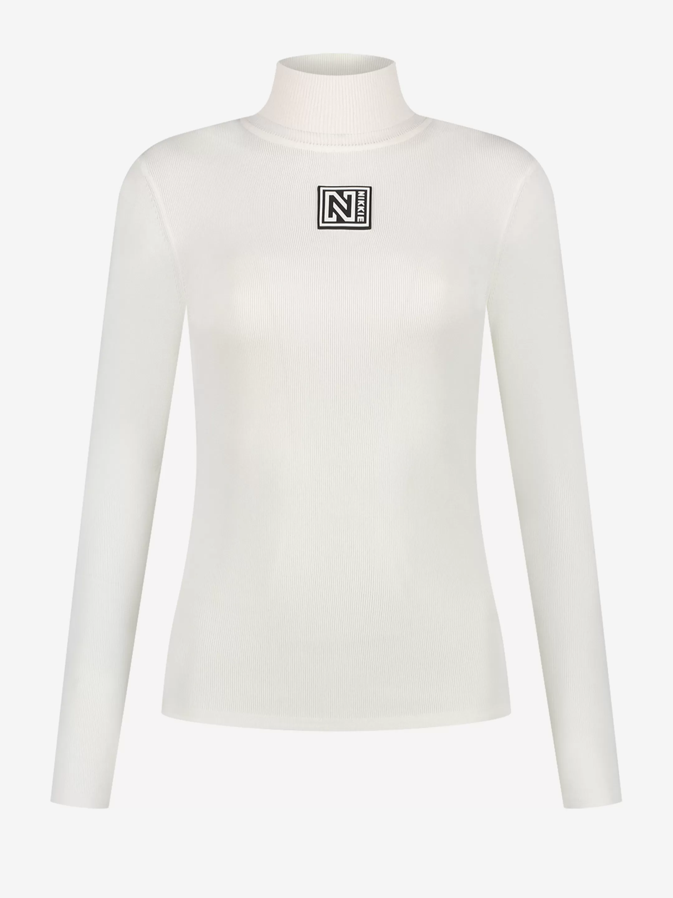 Outlet NIKKIE SKI top with turtle neck   Star White