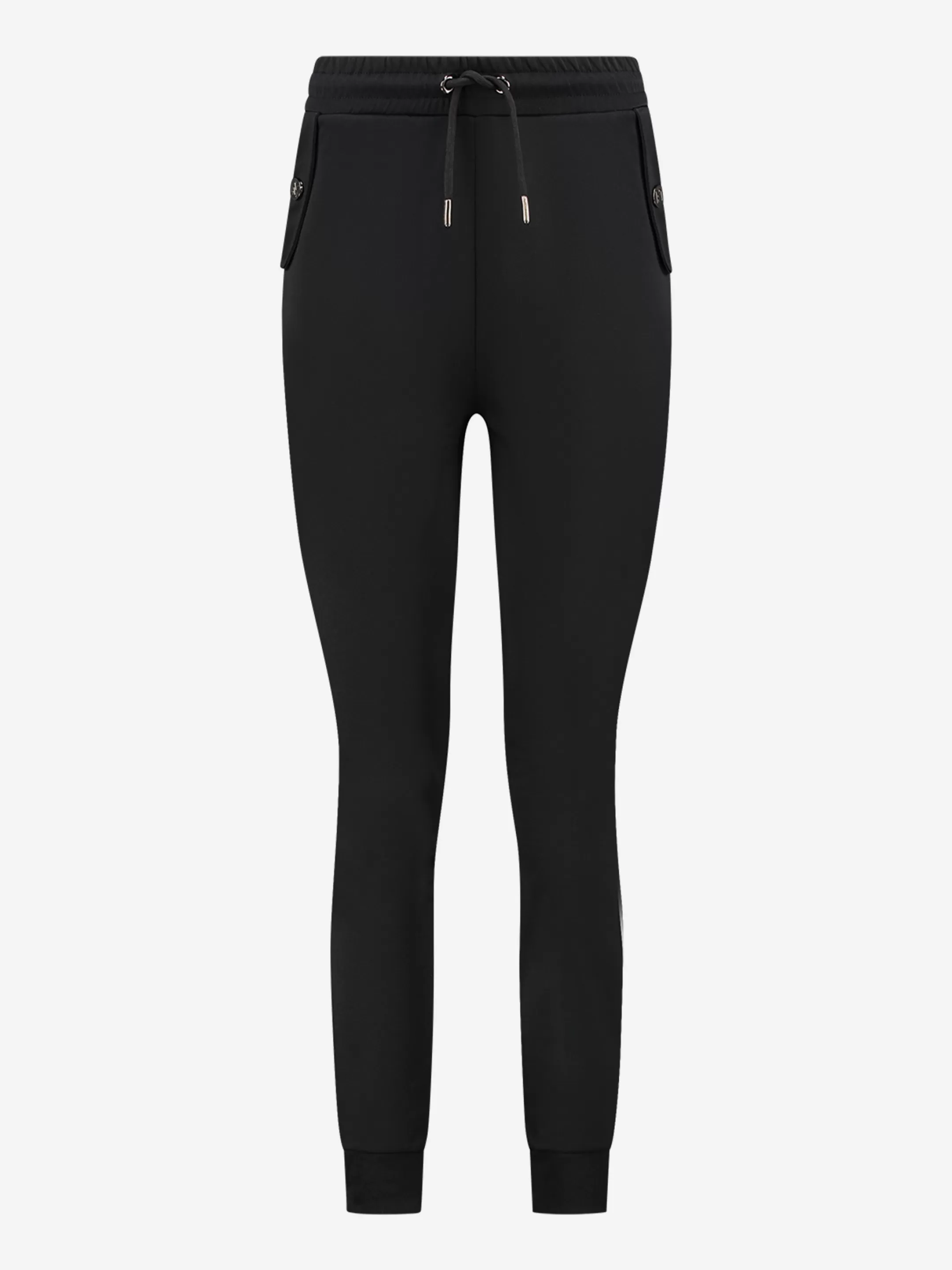 Sale NIKKIE Pants with high rise and cord Black