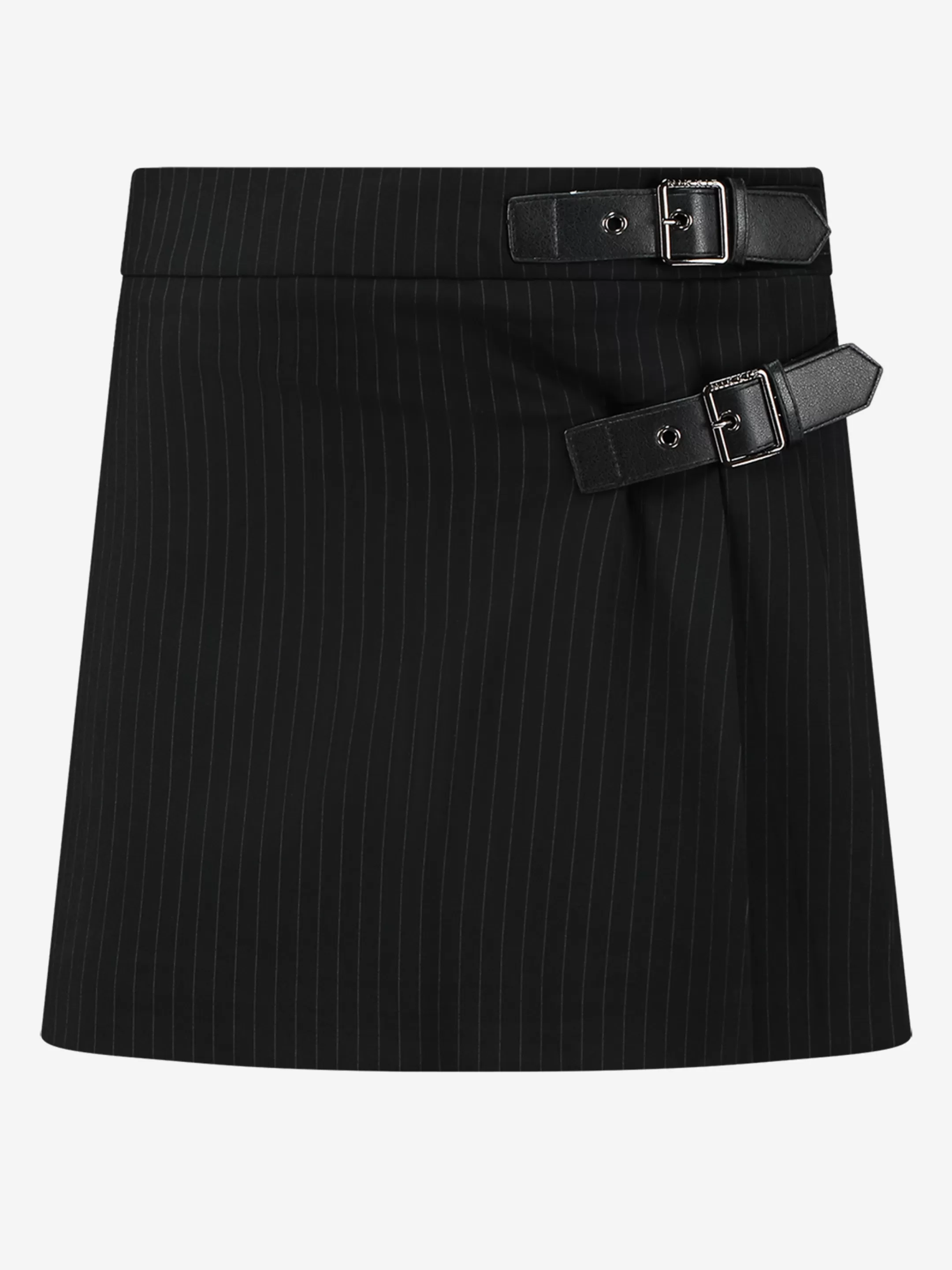 Clearance NIKKIE Pleated skirt with belt details Black