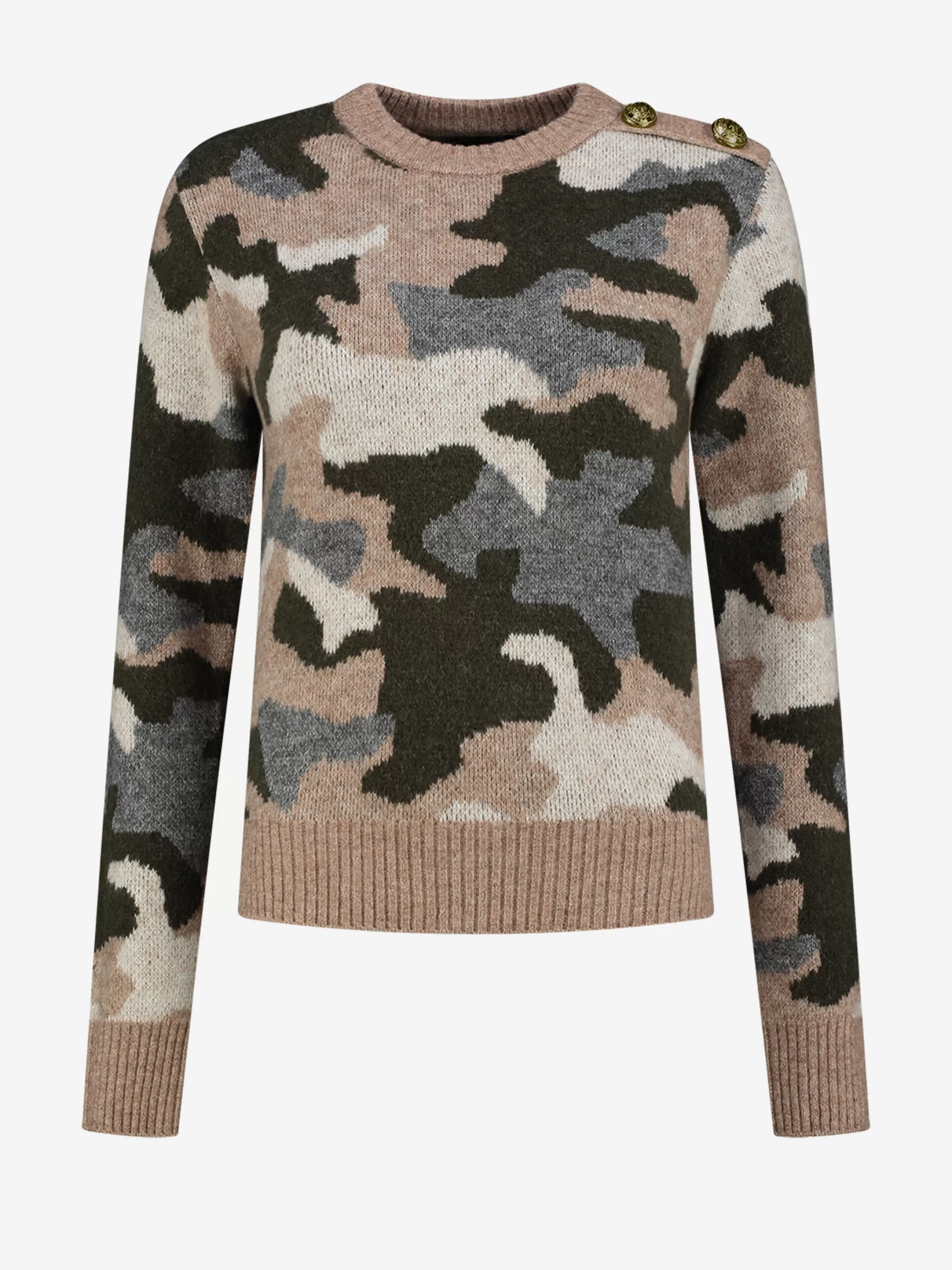 Best Sale NIKKIE Pullover with print Combat Green