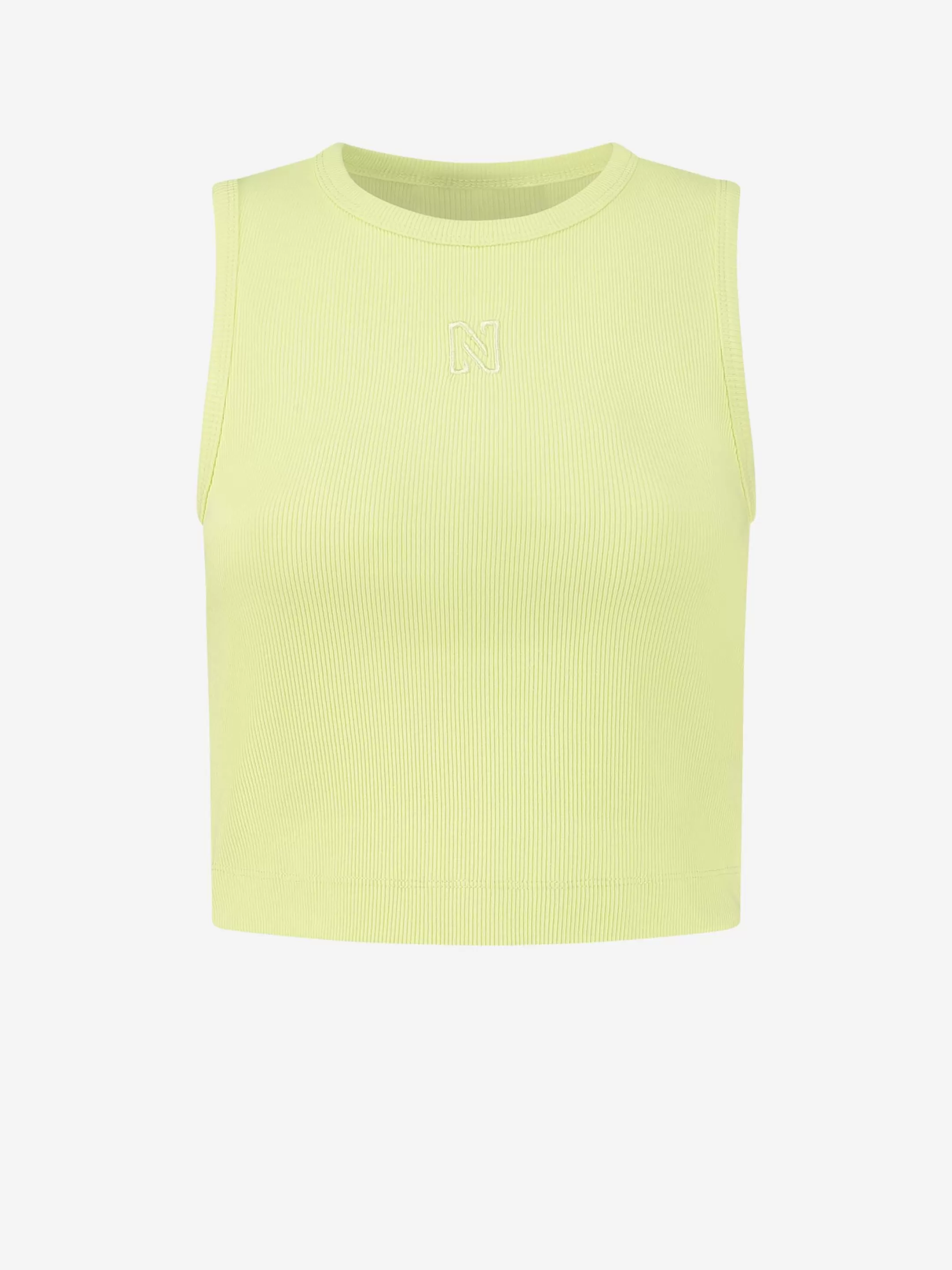 Best NIKKIE Rib top Lime Yellow