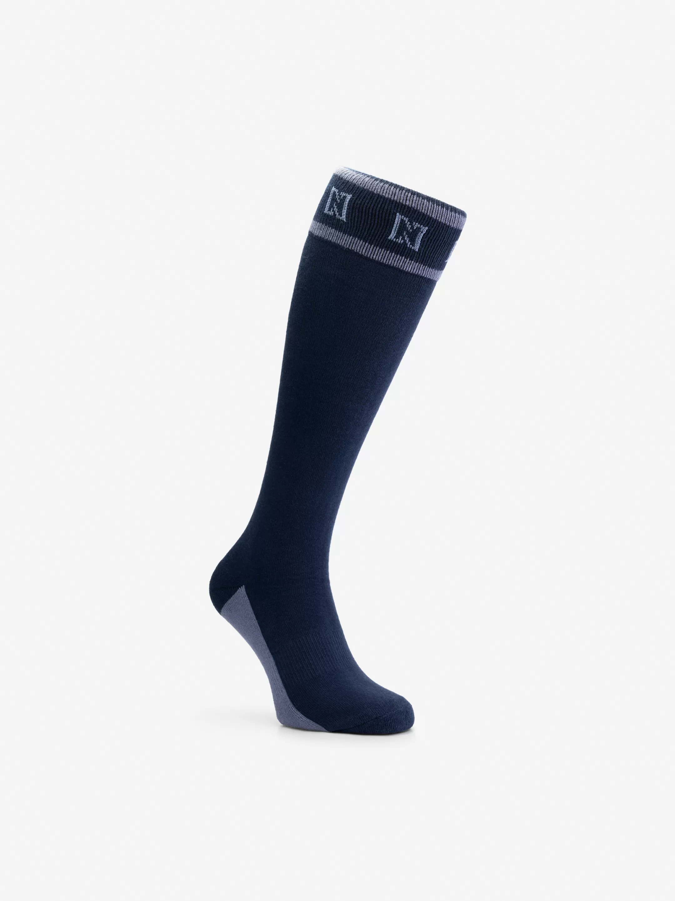 Hot NIKKIE Riding socks with N logo Midnight Blue