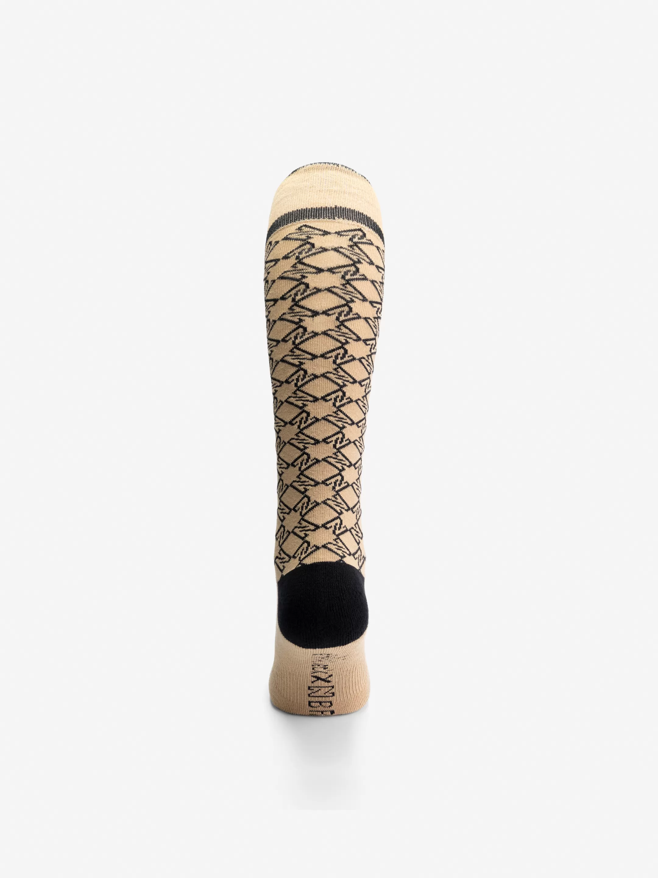 Online NIKKIE Riding socks with N logo monogram Dark Hummus