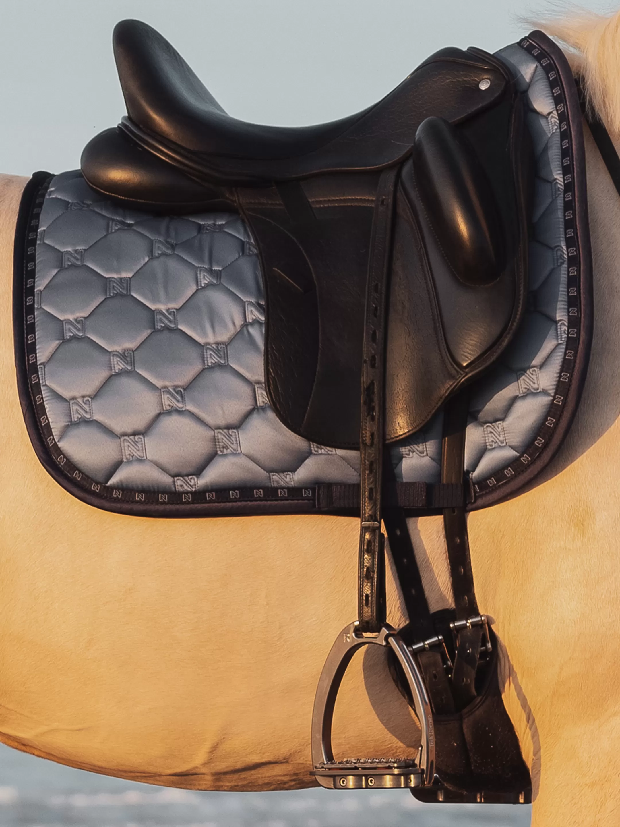 Flash Sale NIKKIE Saddle Pad with N logo Midnight Blue