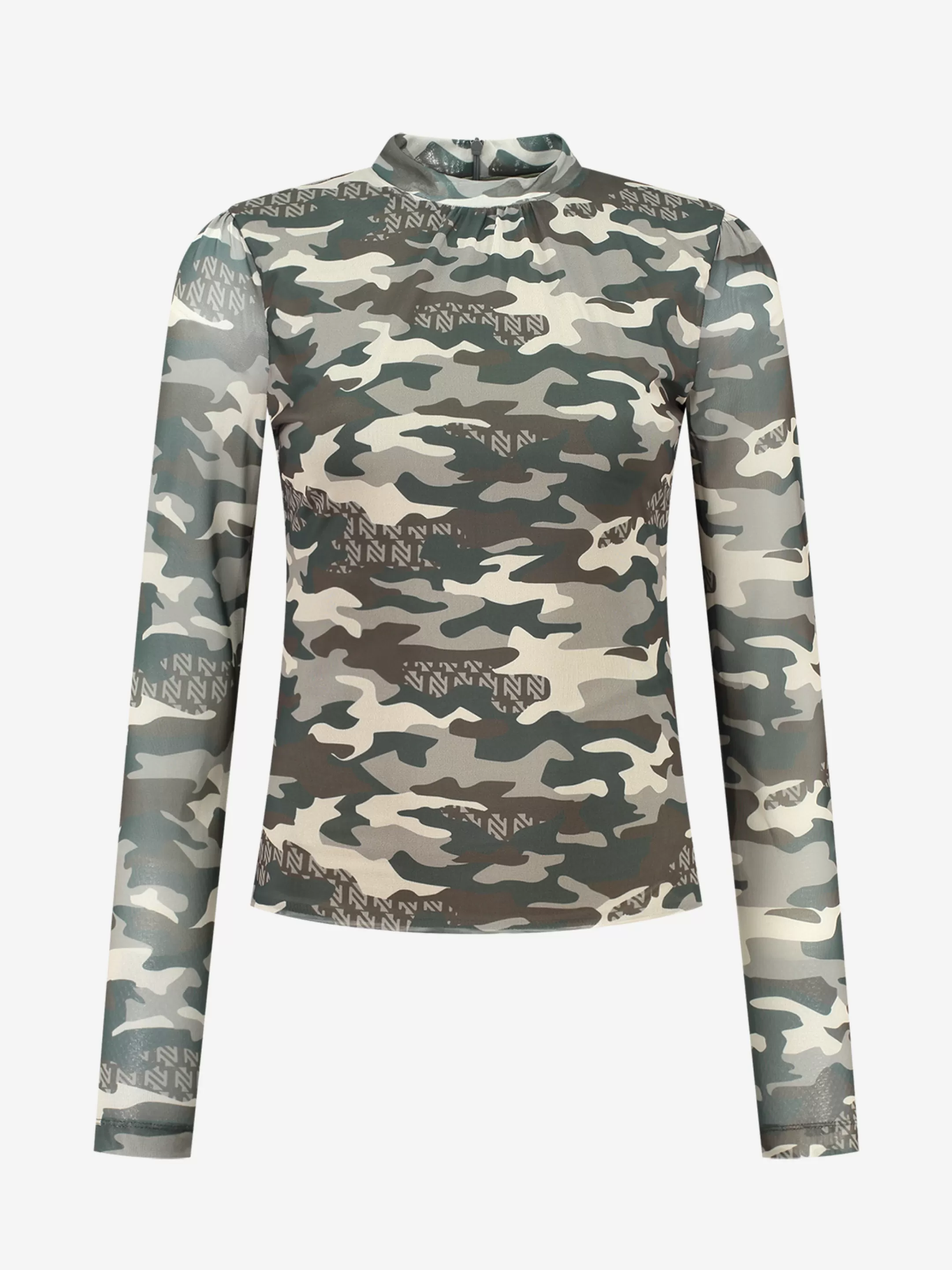 Store NIKKIE Semitransparent Fitted top Combat Green