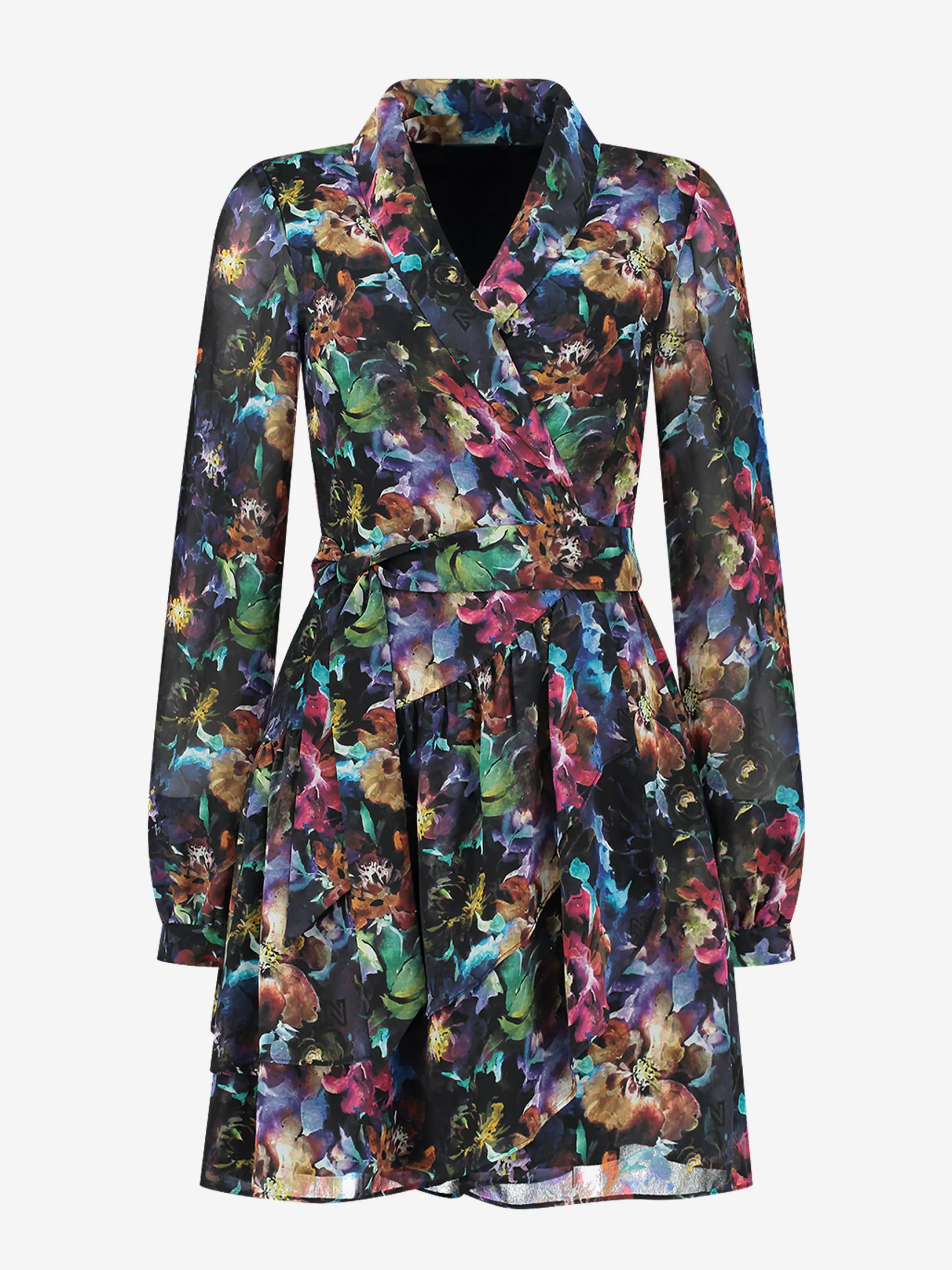 Store NIKKIE Semitransparent wrap dress Extra Navy