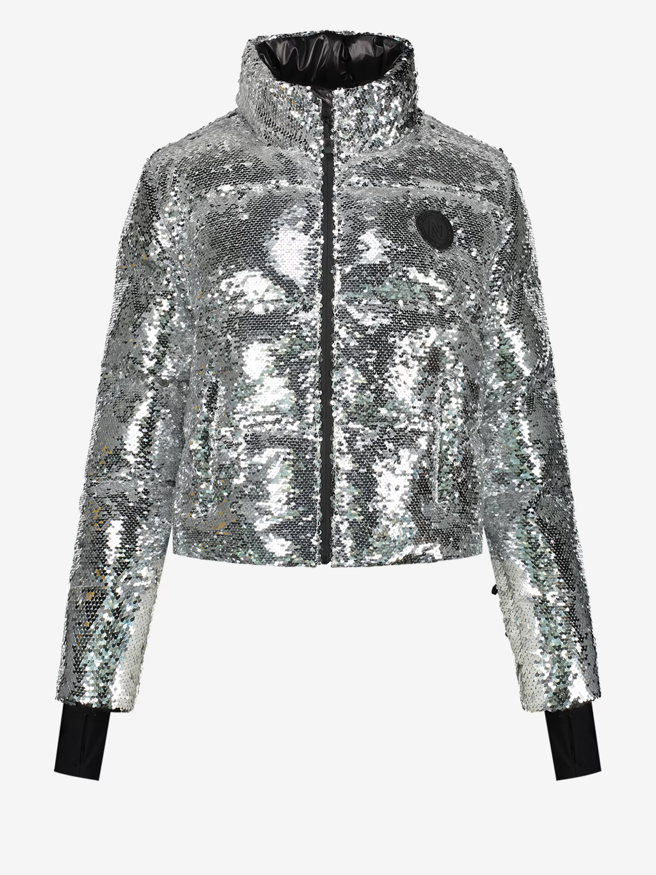 Online NIKKIE Sequin ski jacket Silver