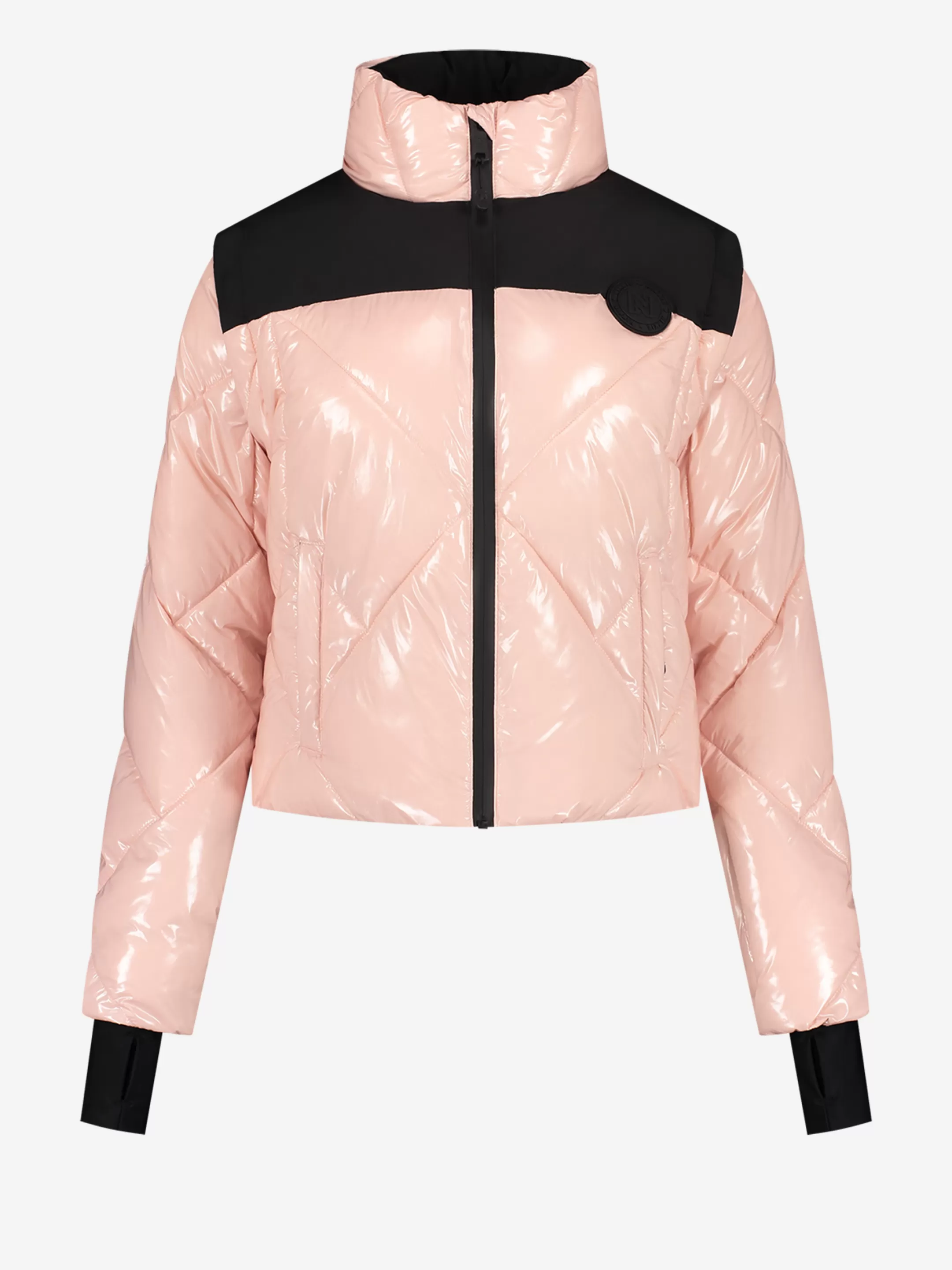 Flash Sale NIKKIE Shiny ski jacket Silver Pink