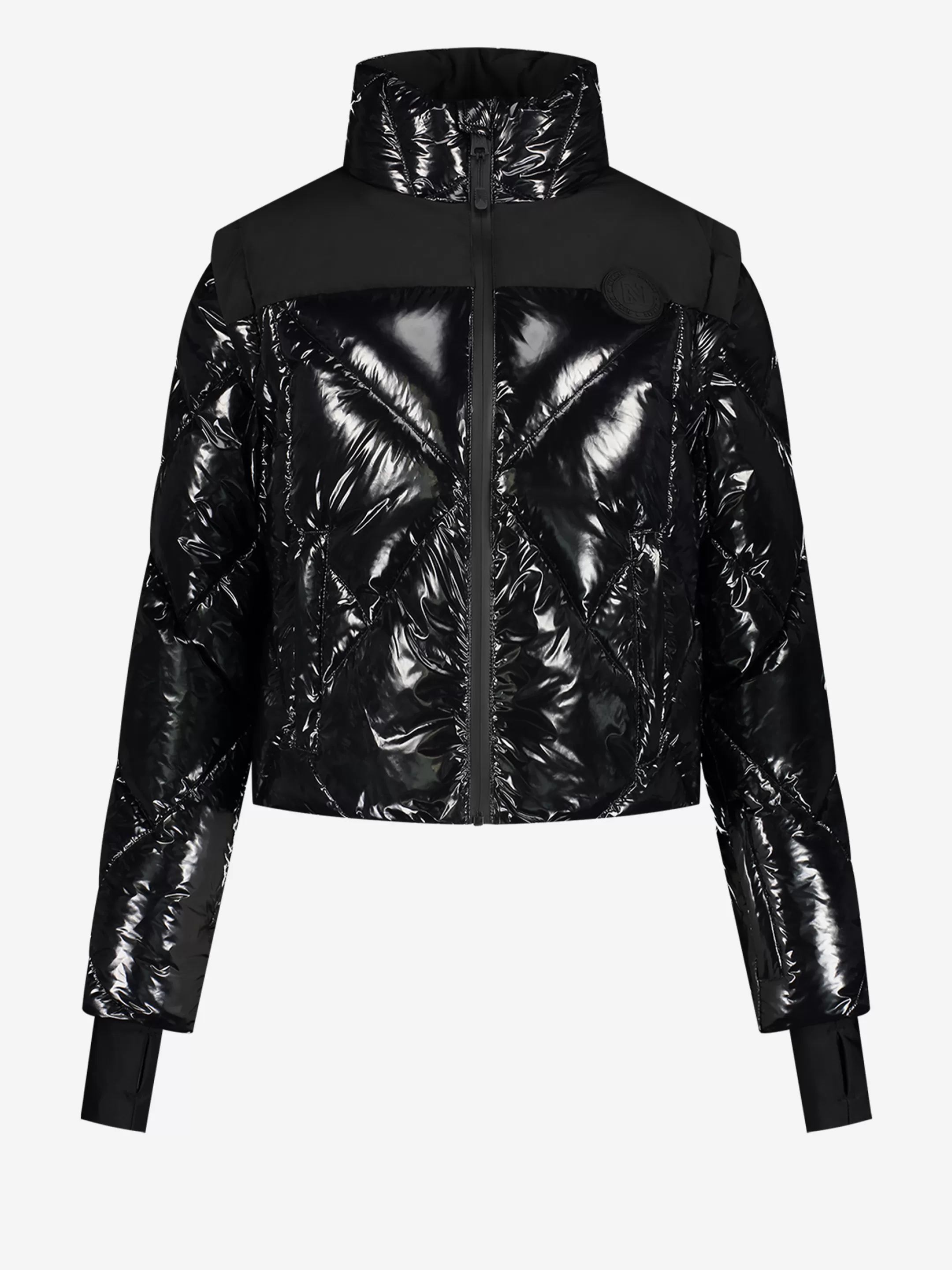 Sale NIKKIE Shiny ski jacket Black