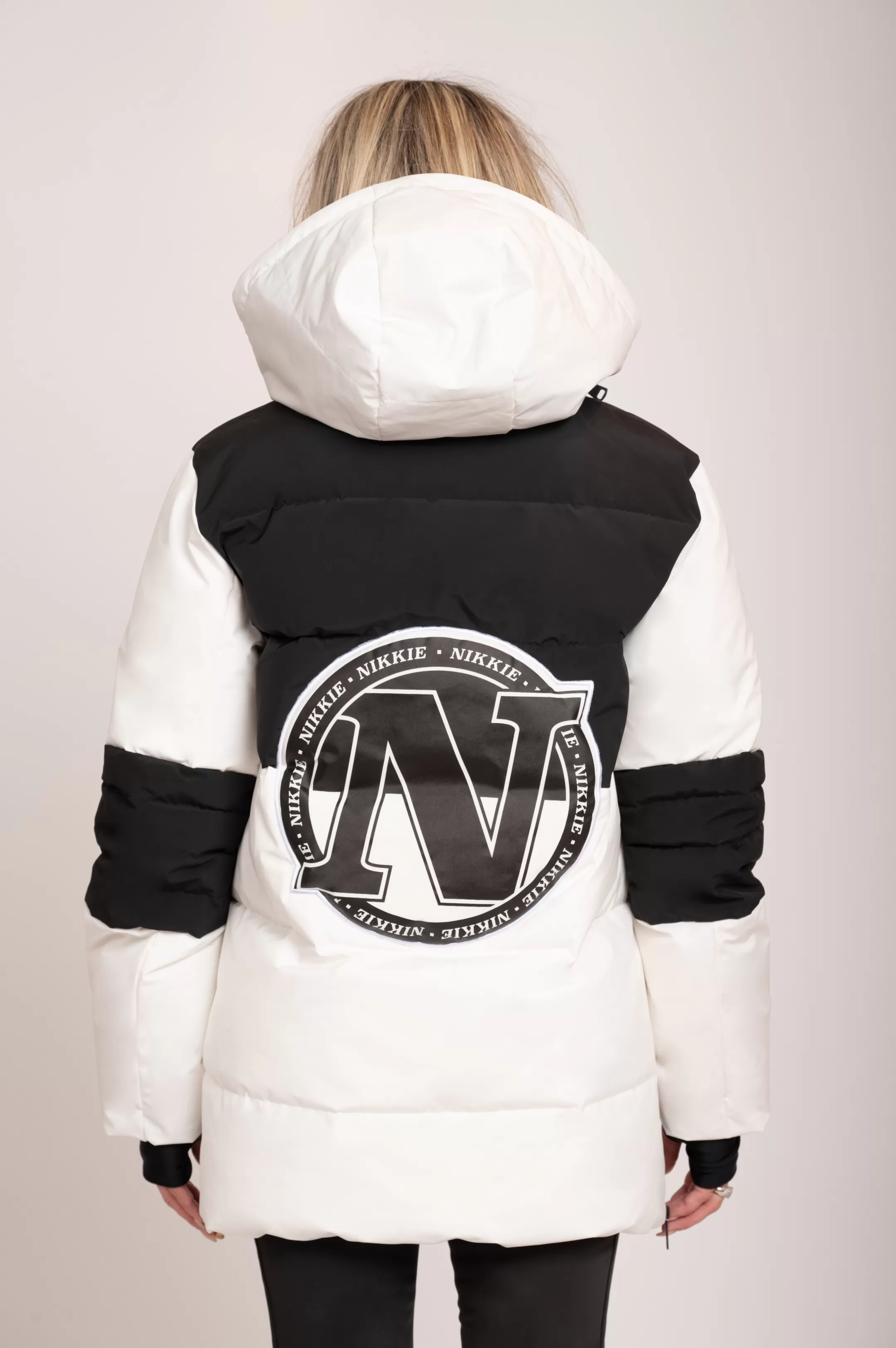 Cheap NIKKIE Ski anorak with logo Star White