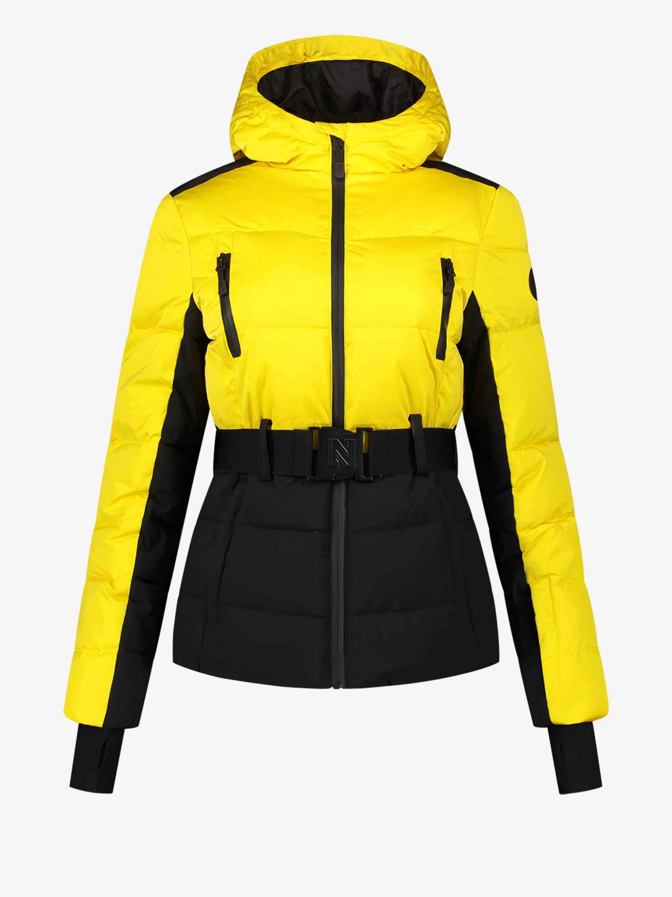 Cheap NIKKIE Ski jacket with belt Vibrant Yellow