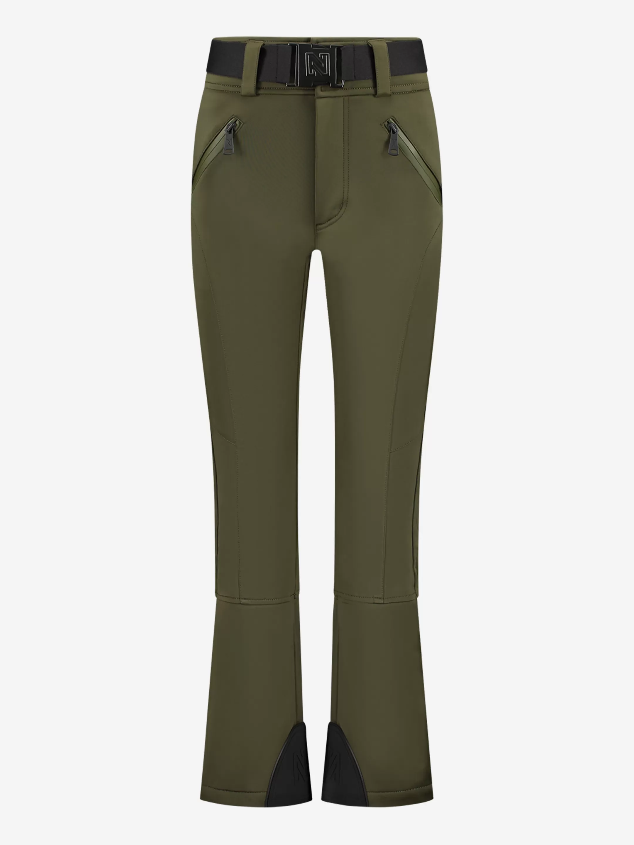 Clearance NIKKIE Ski pants with belt Forest Green