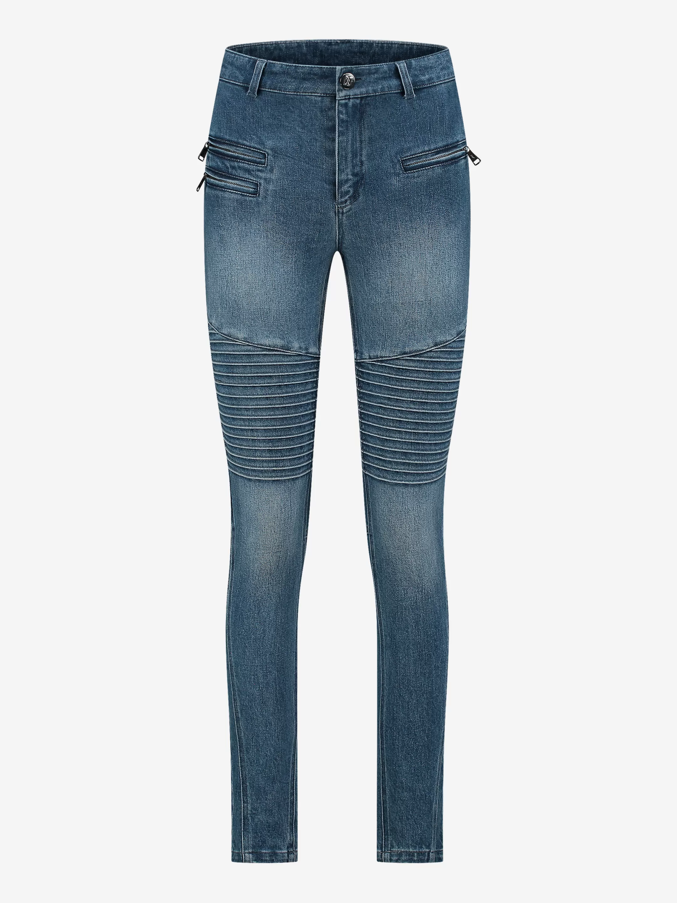 Outlet NIKKIE Skinny Jeans with details Blue