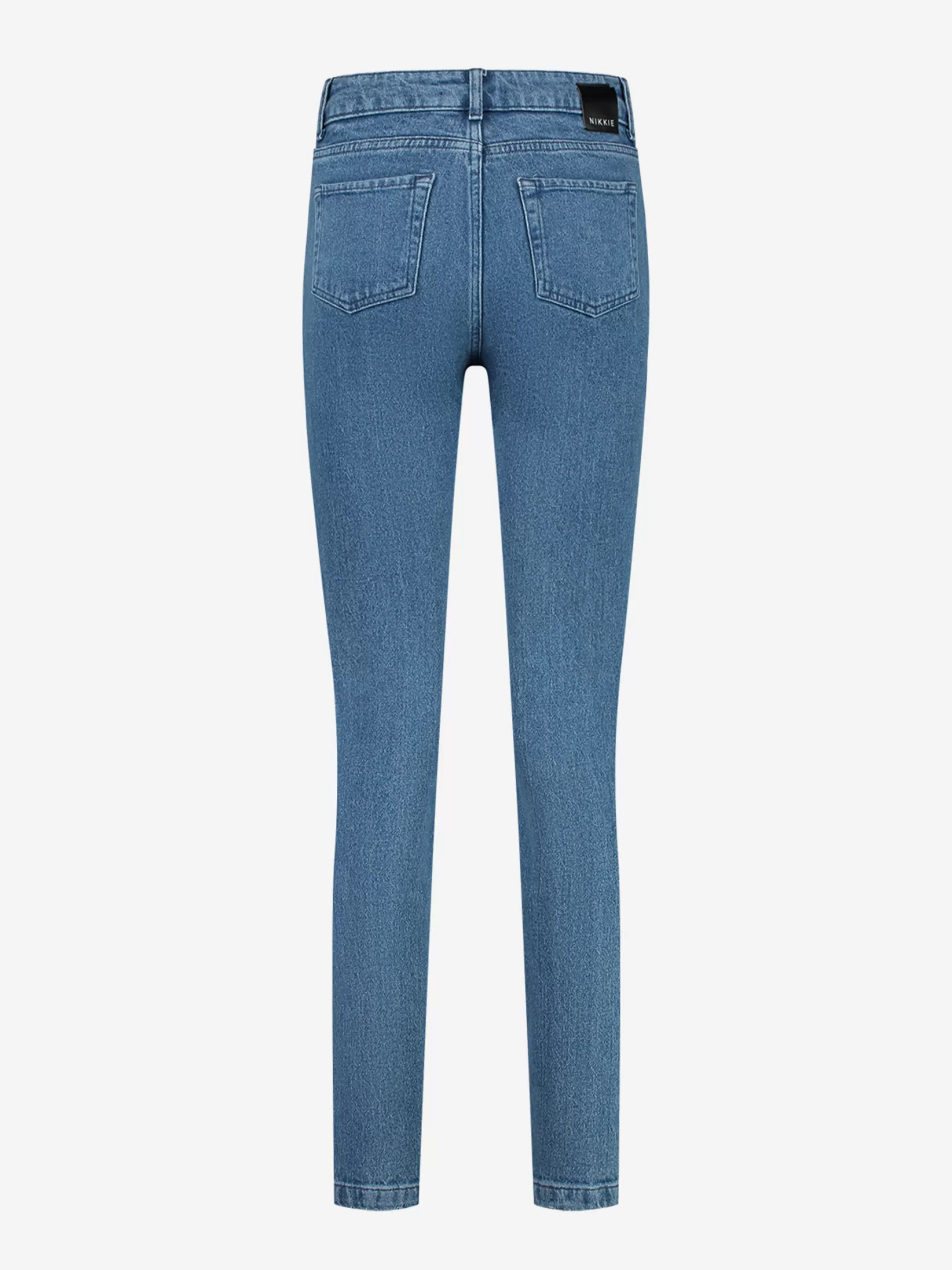 Best NIKKIE Skinny jeans with line detail Mid Blue