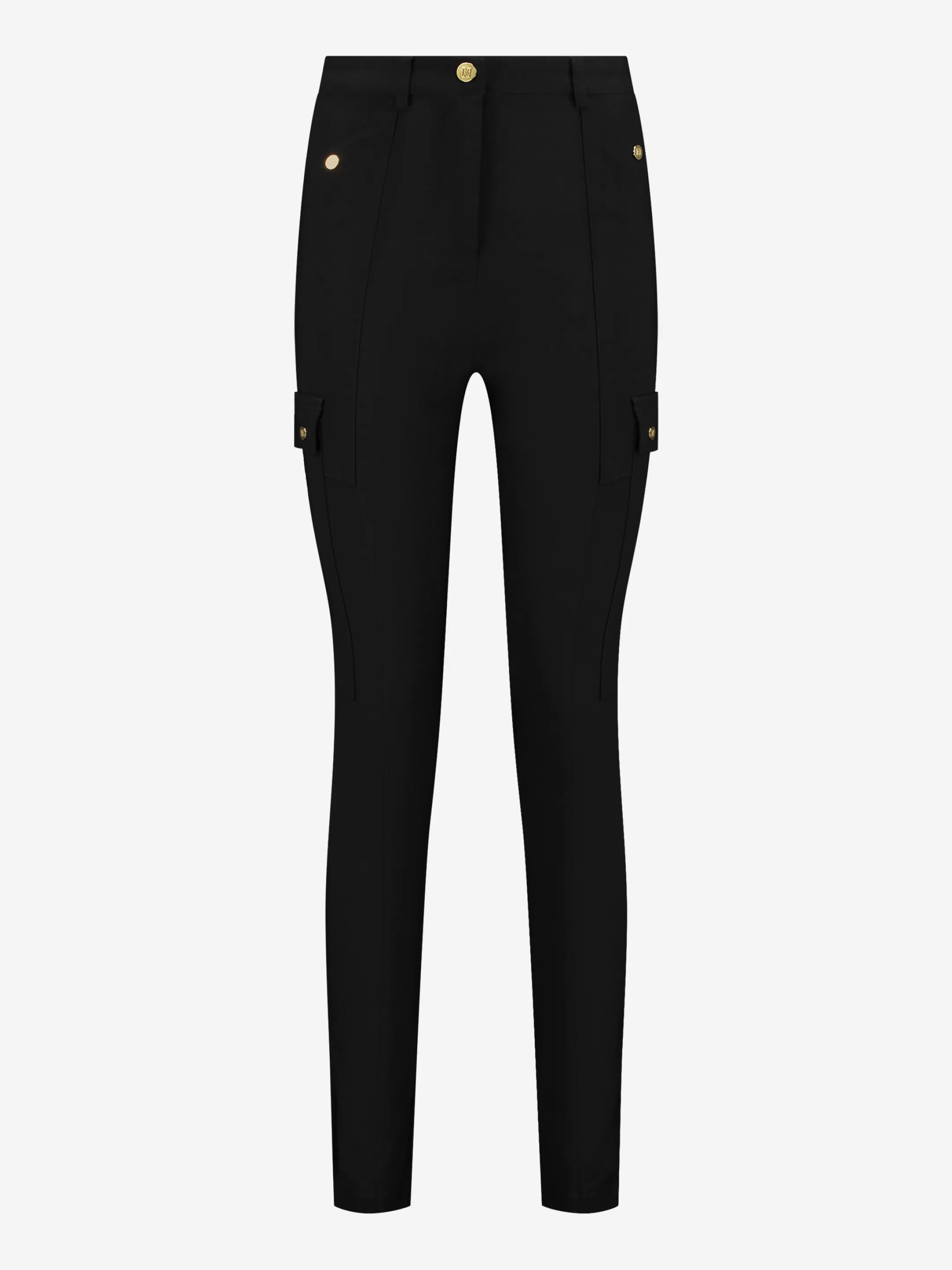 Clearance NIKKIE Skinny pants with mid rise Black