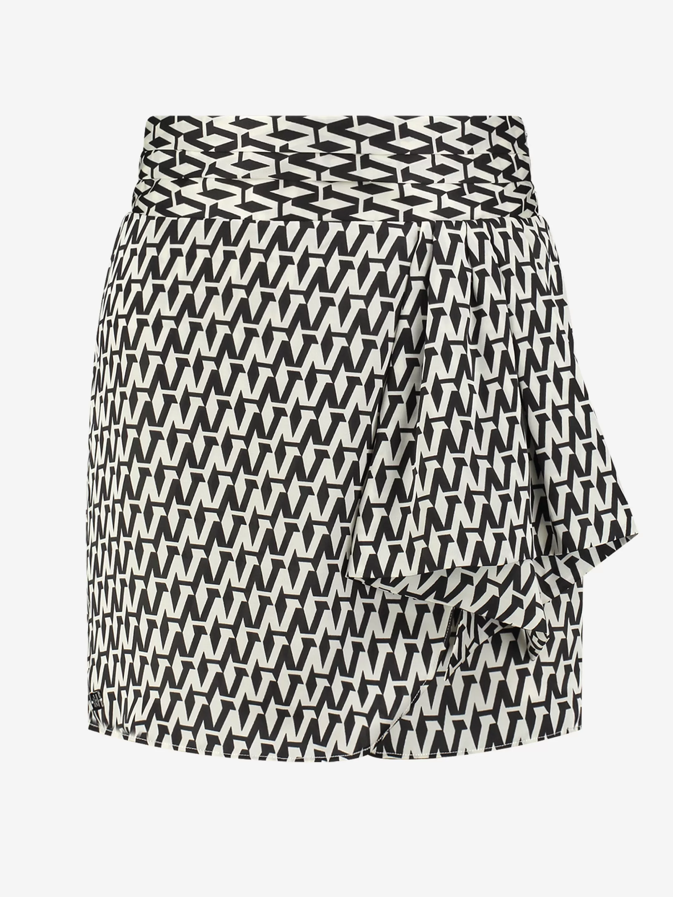 Clearance NIKKIE Skirt with all-over print Black/Star White