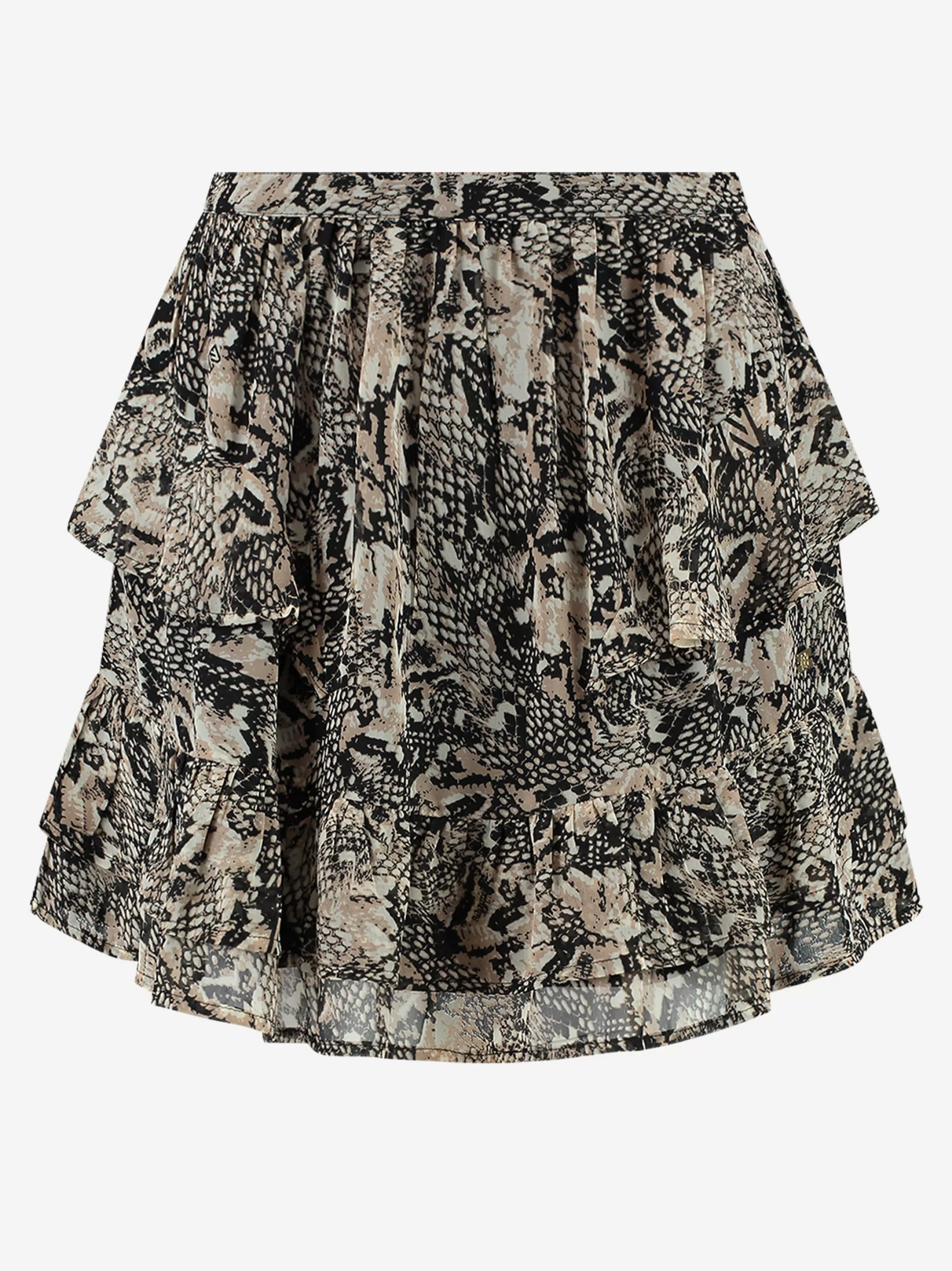 Clearance NIKKIE Skirt with snake print Hummus