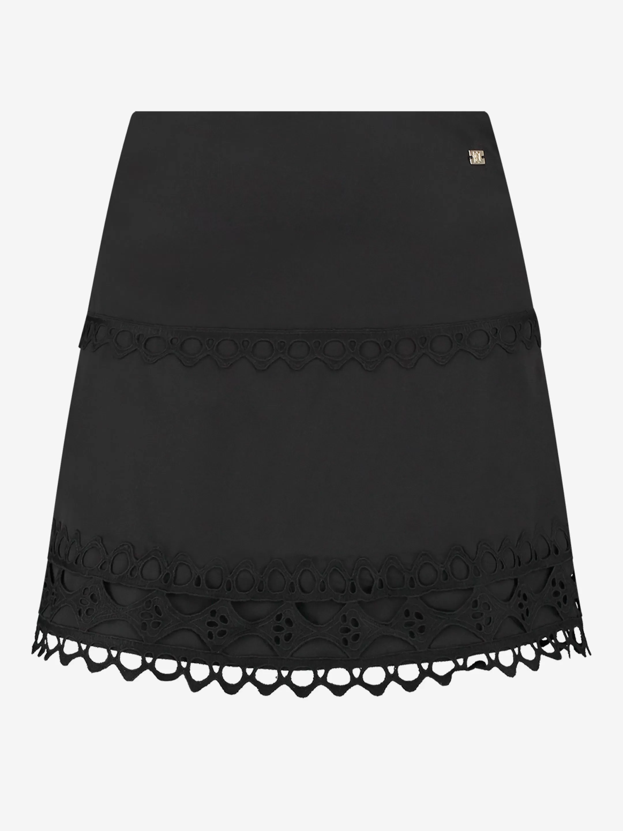 Outlet NIKKIE Skort with Embroidery Black