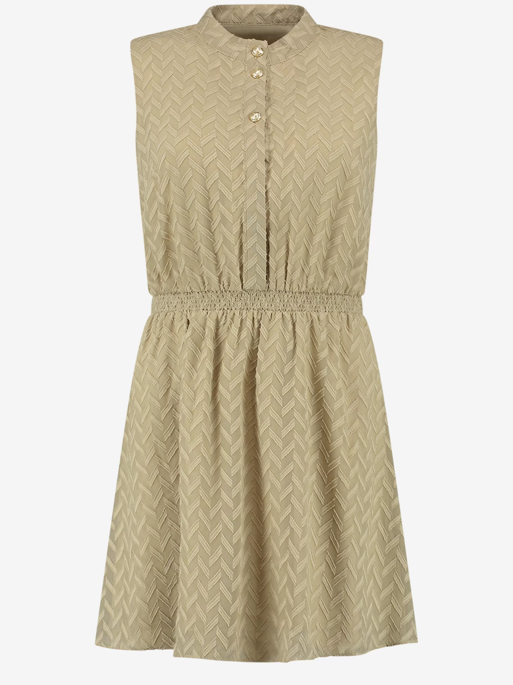 Hot NIKKIE Sleeveless dress with buttons Khaki