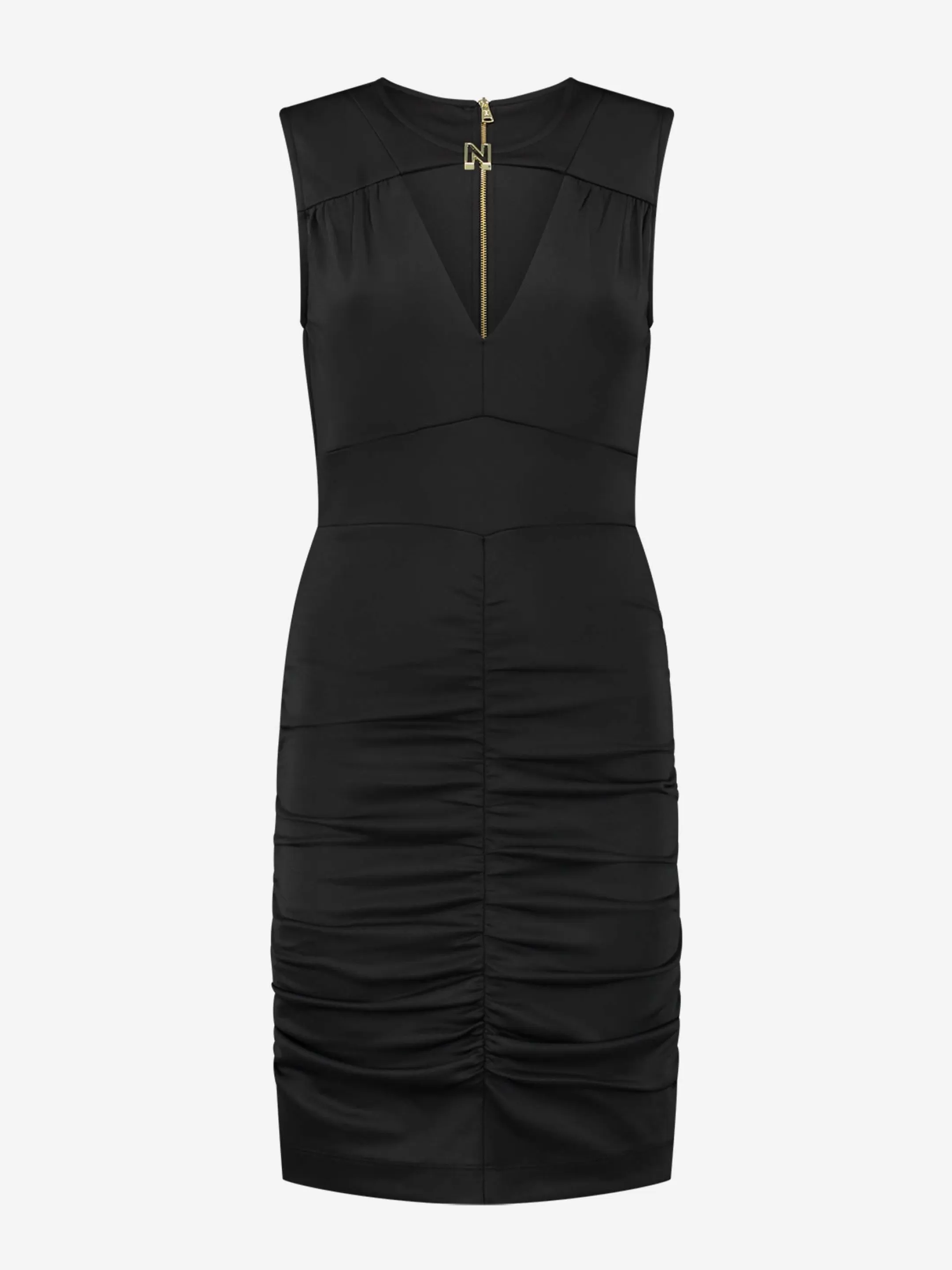 Cheap NIKKIE Sleeveless Fitted dress Black