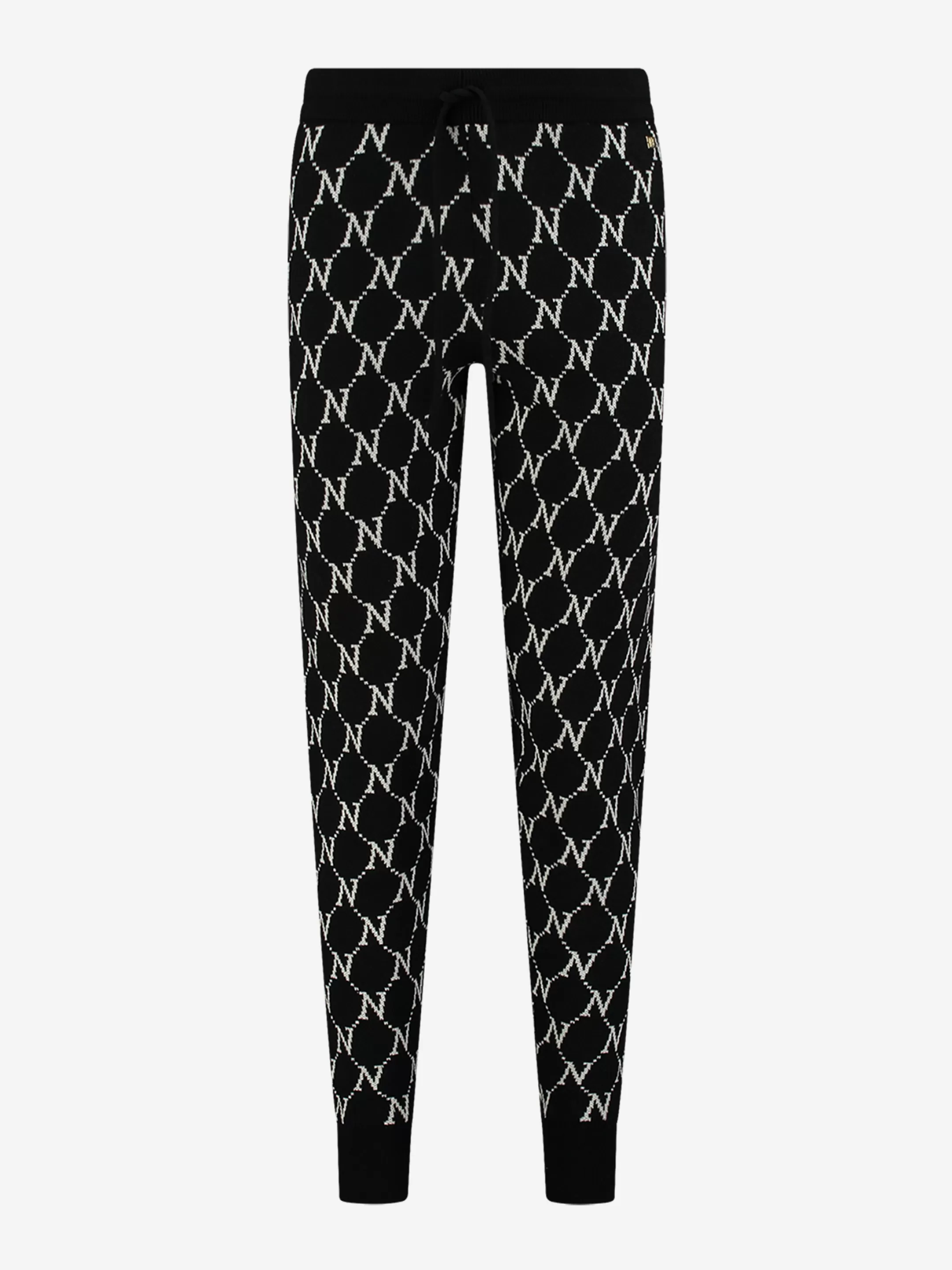 Cheap NIKKIE Soft pants with logo pattern Black/Pearl