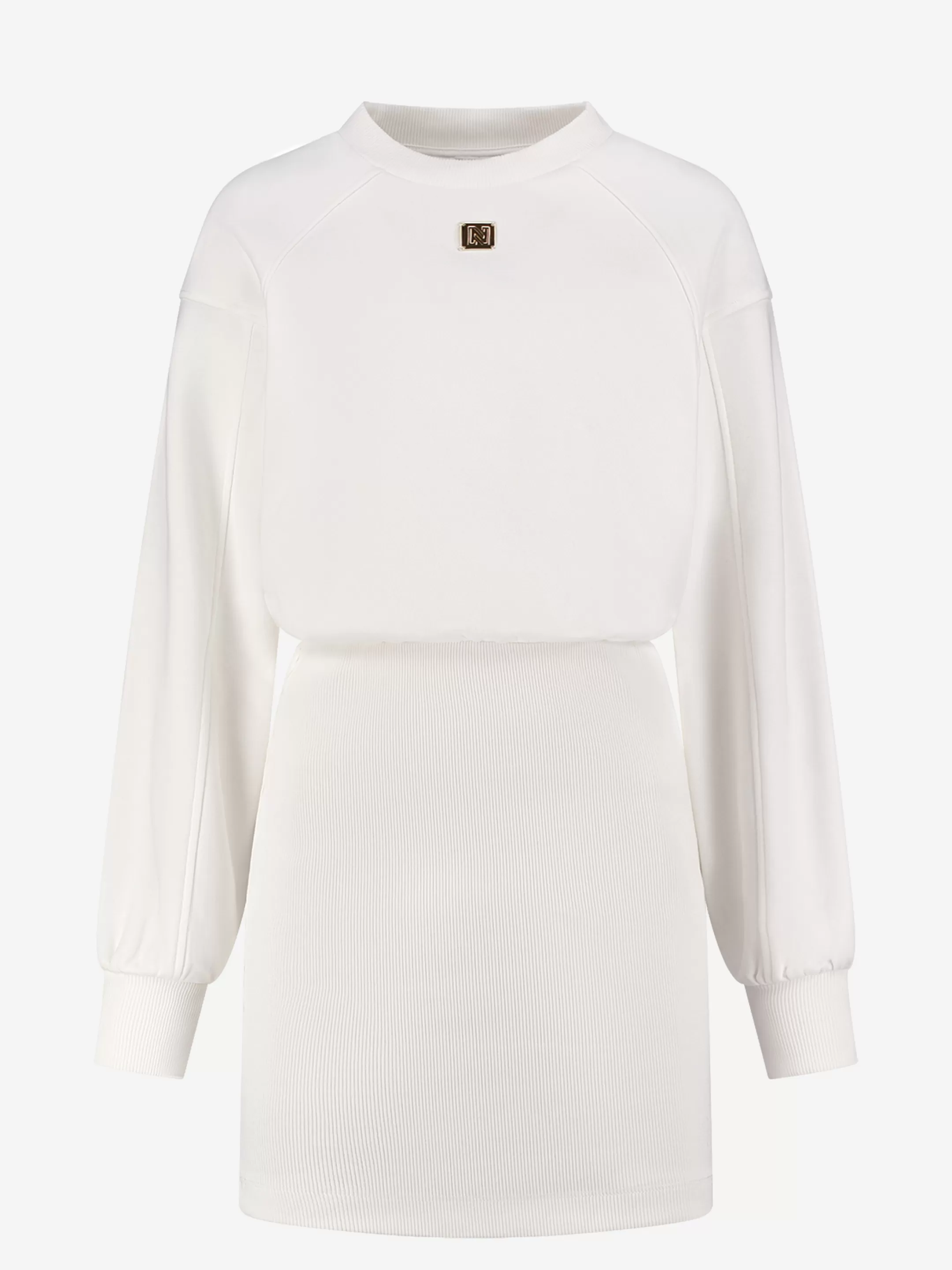 Shop NIKKIE Sweater Dress Star White