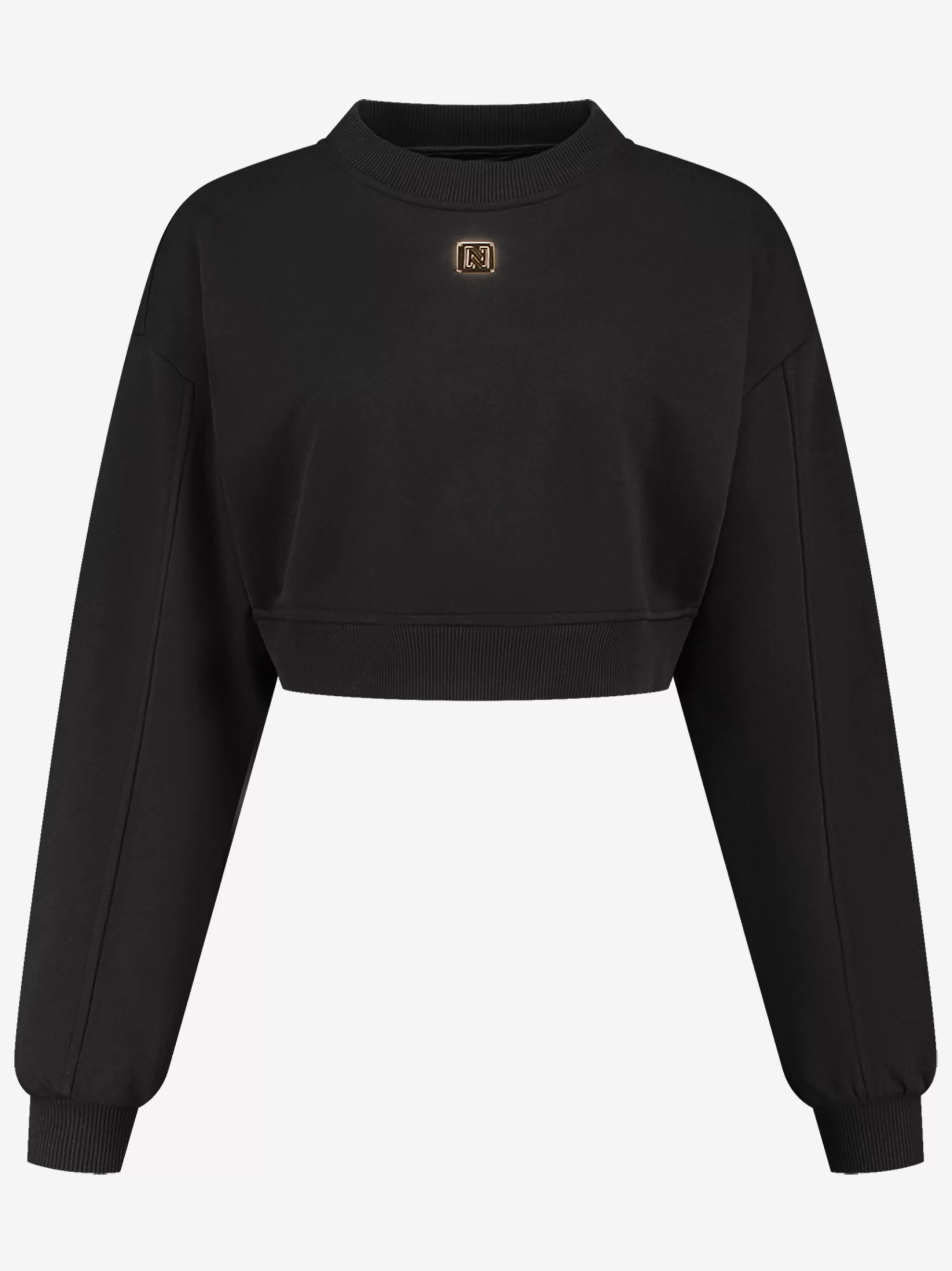 Cheap NIKKIE Sweater with metal logo Black