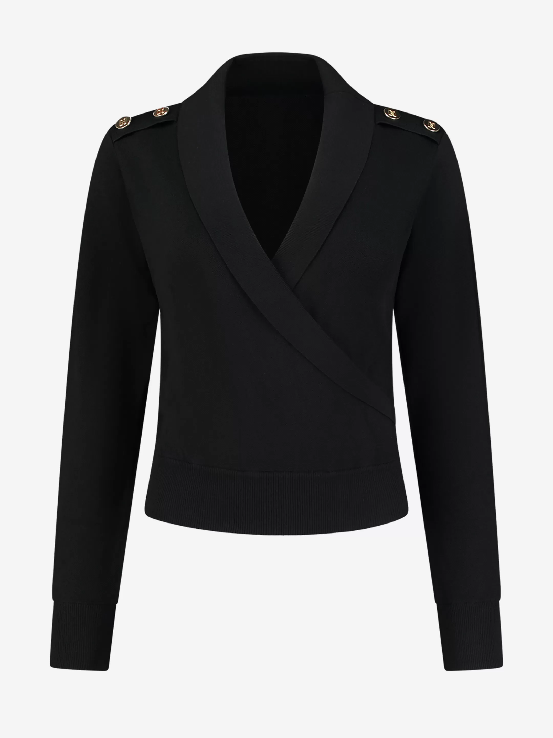 Store NIKKIE Sweater with V-neckline Black