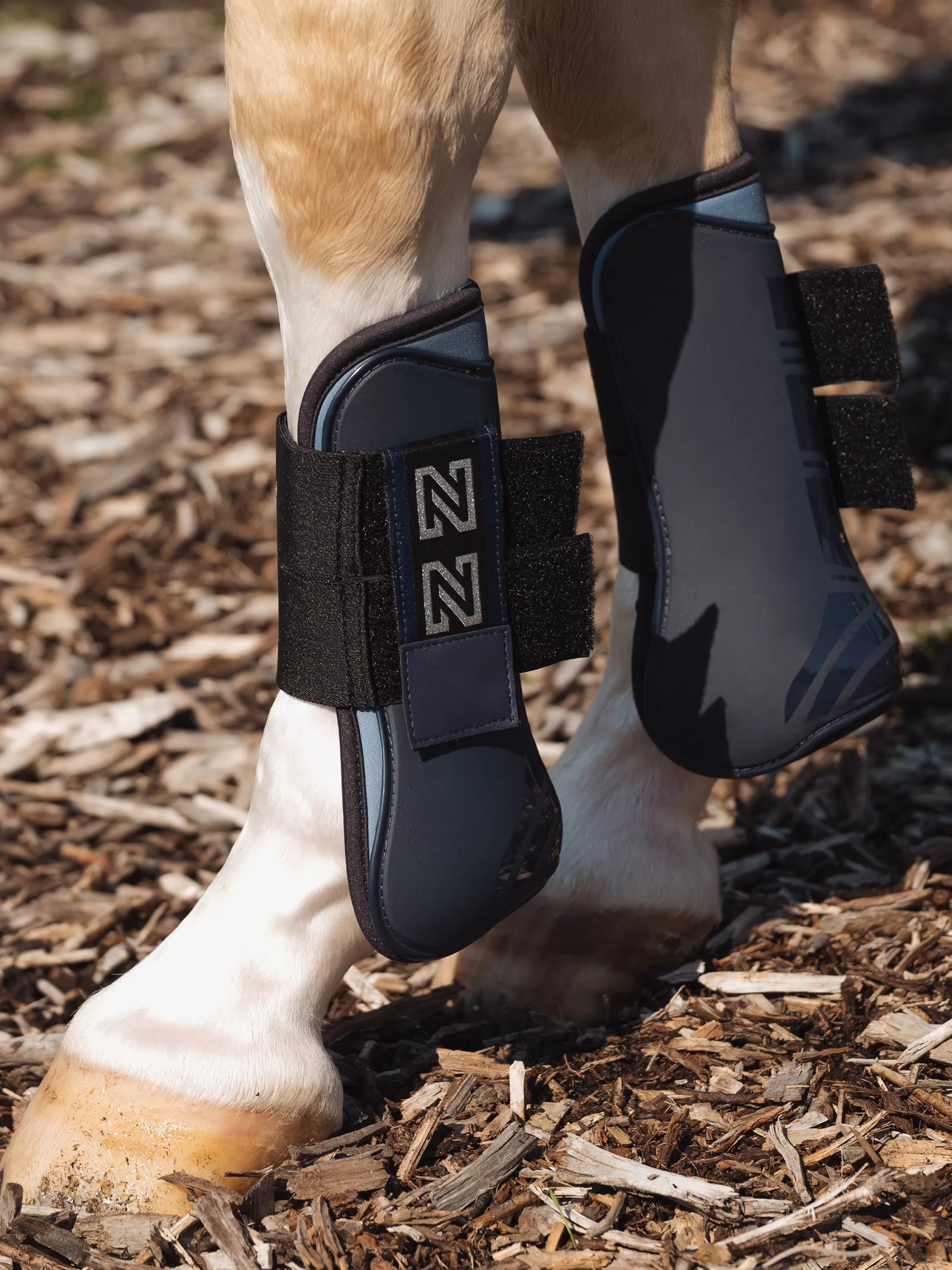 Sale NIKKIE Tendon Boots with N logo Midnight Blue