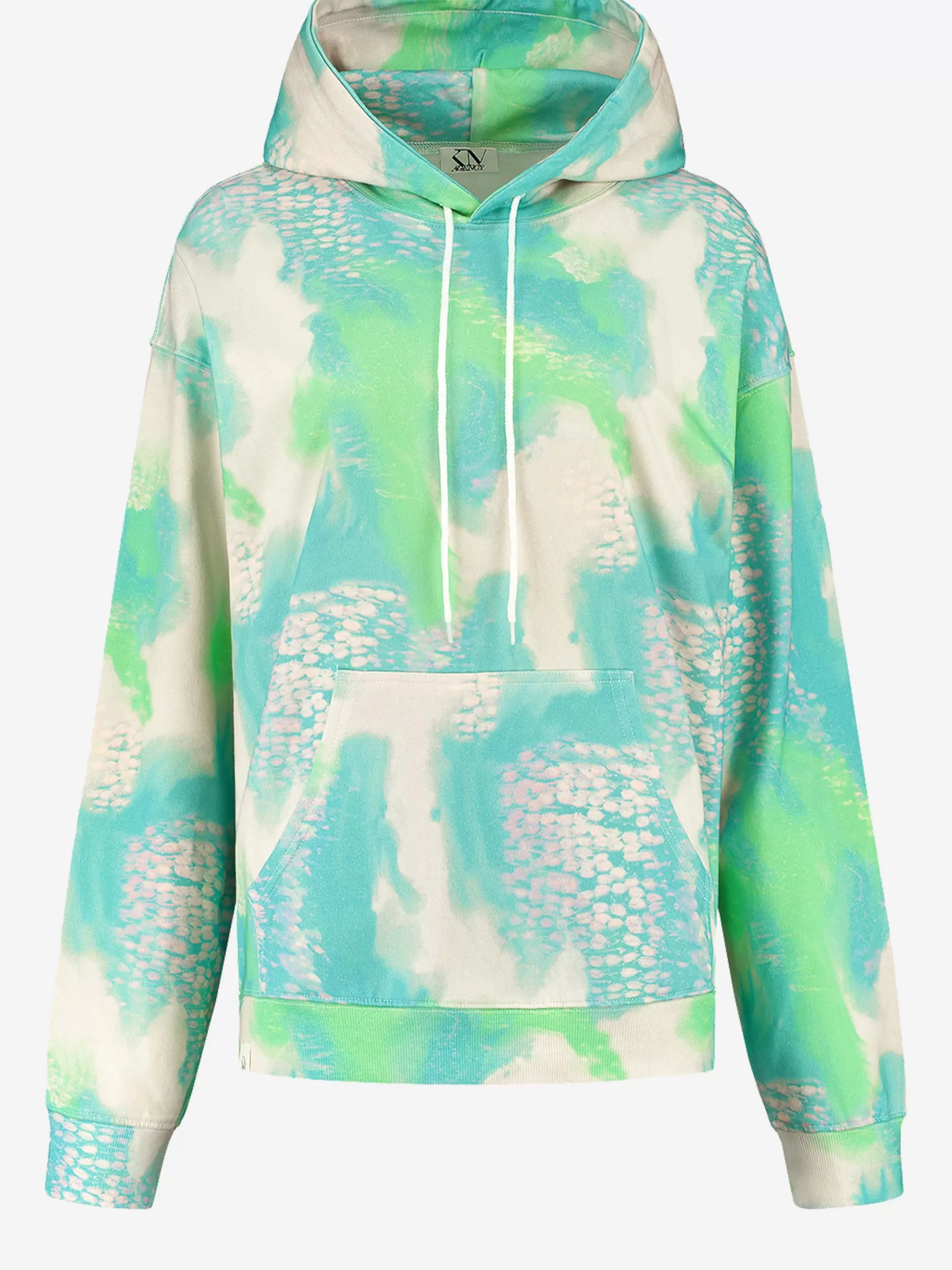 Store NIKKIE Tie Dye Print Hoodie Butterfly Print