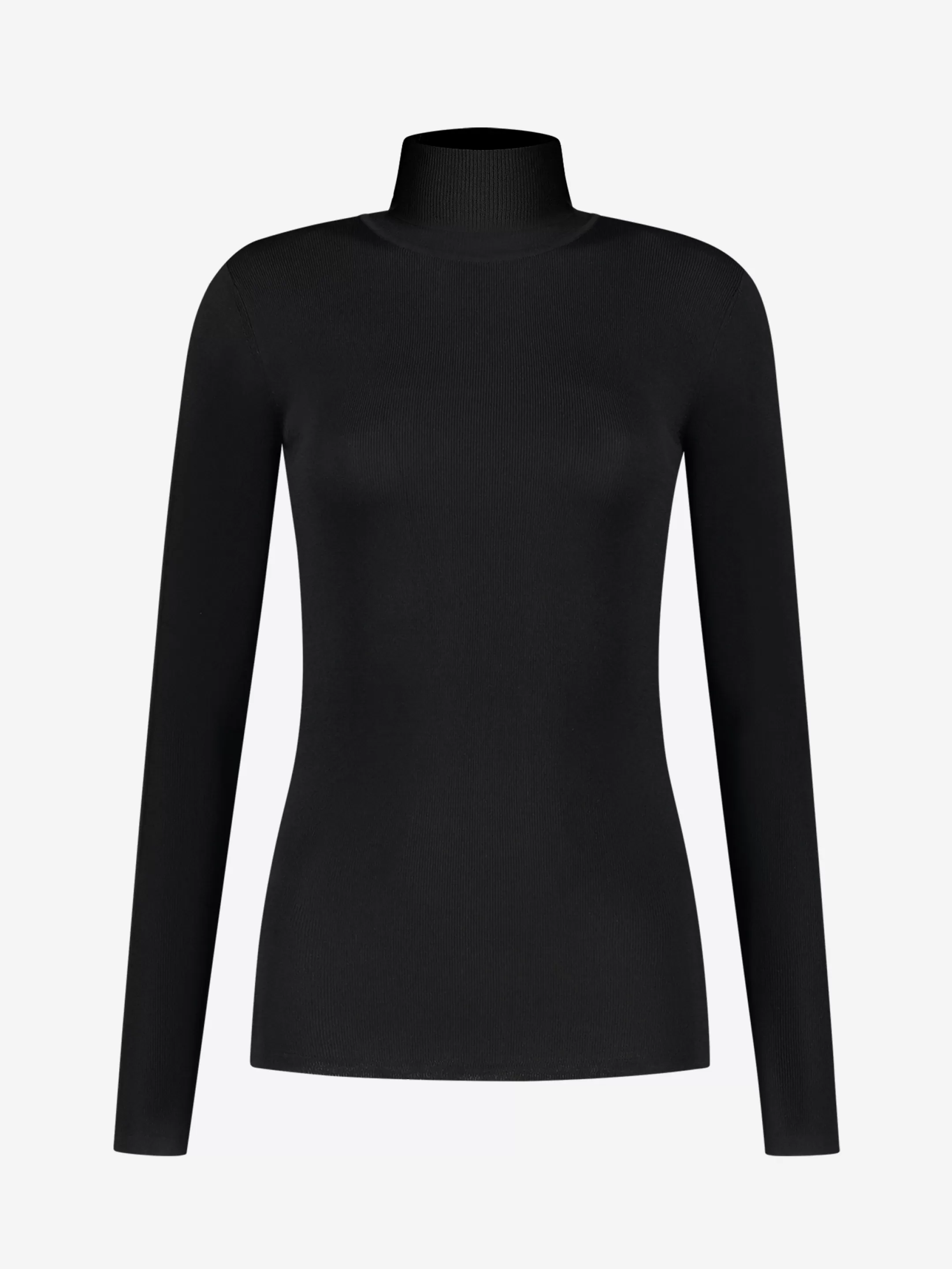 Hot NIKKIE Tight turtle neck with long sleeves Black