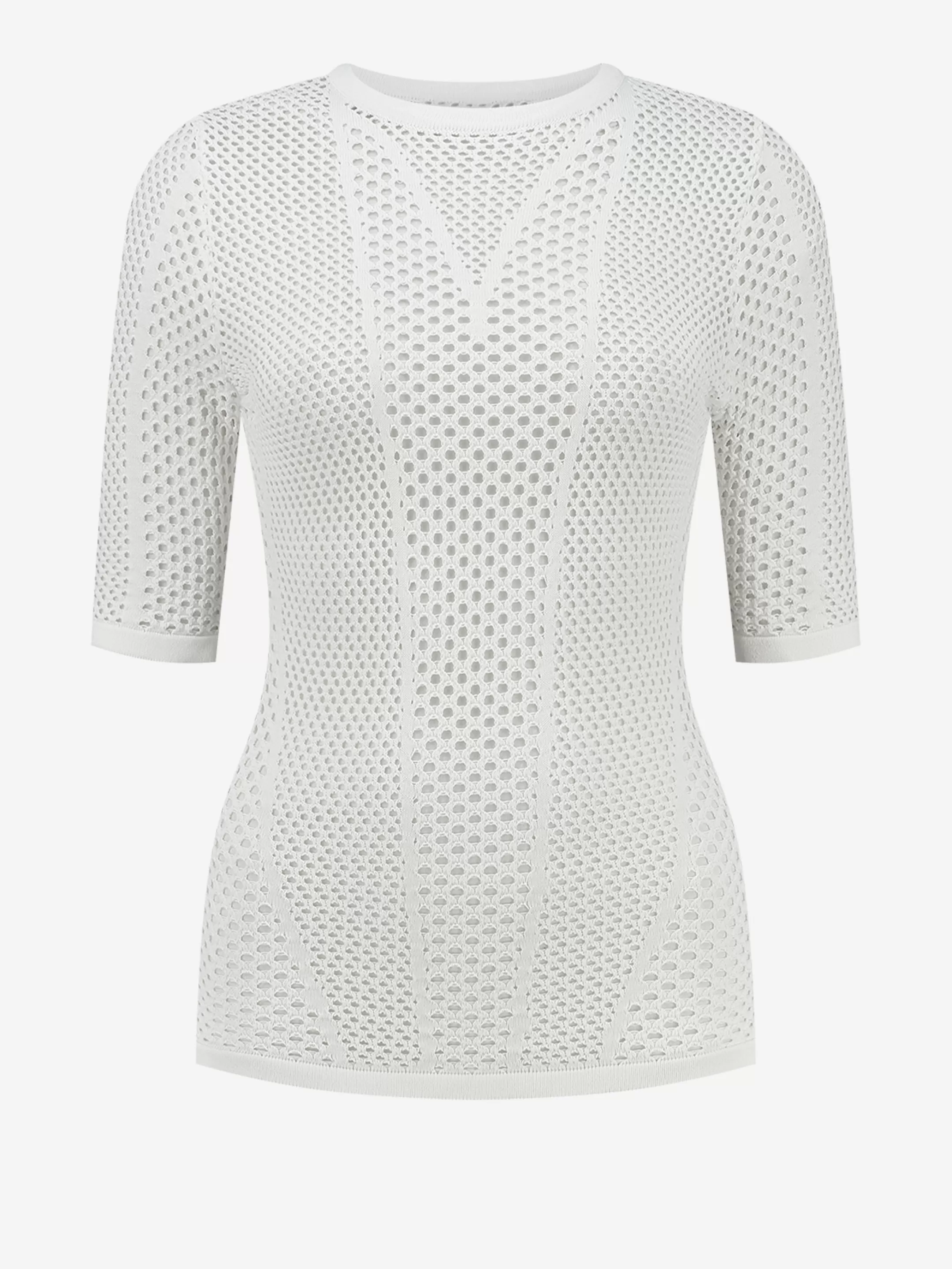 Online NIKKIE Top with mesh Star White