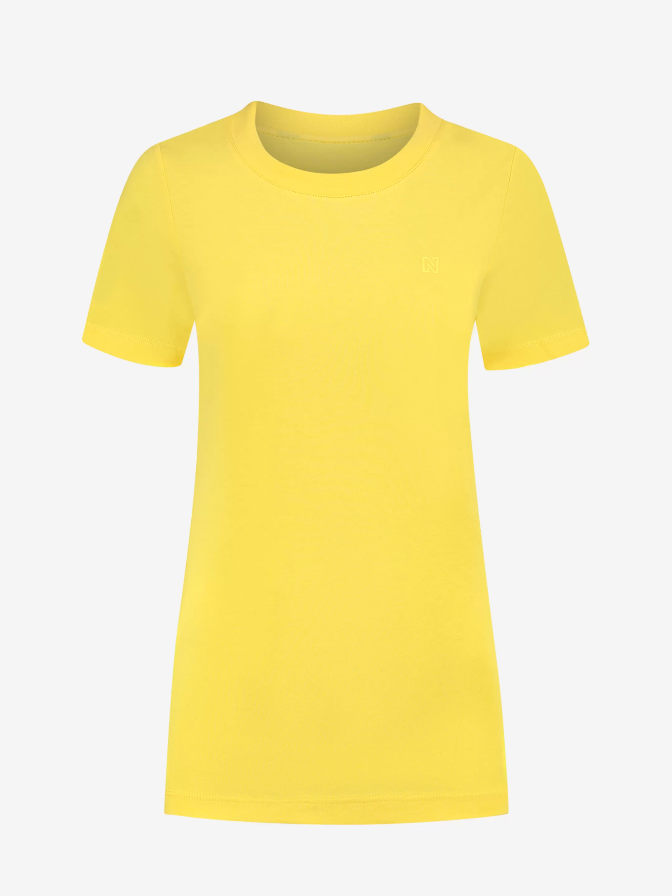 Store NIKKIE T-shirt with small logo Corn Yellow