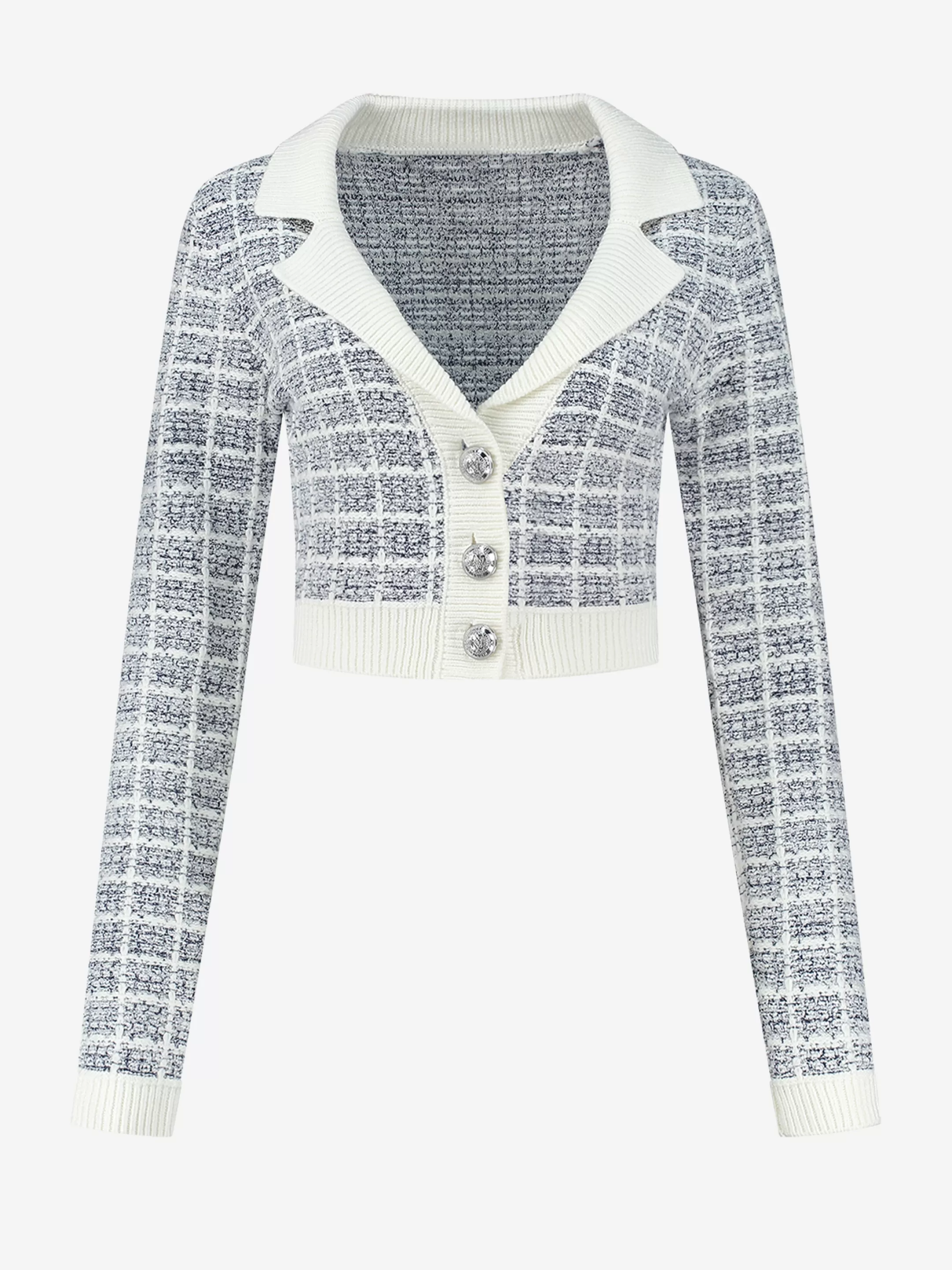 Outlet NIKKIE Tweed cardigan Deep blue