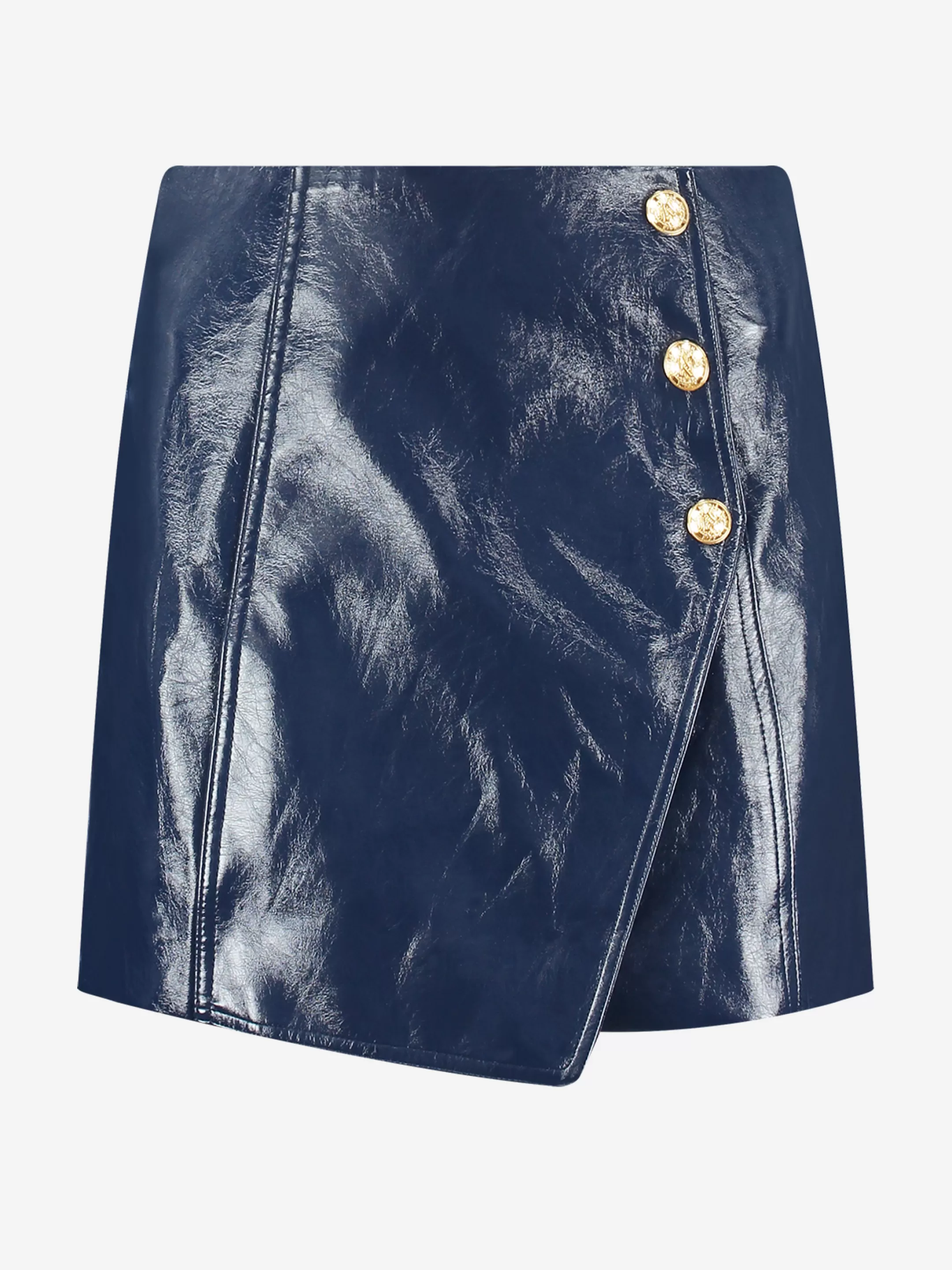 Cheap NIKKIE Vinyl A-line skirt Extra Navy