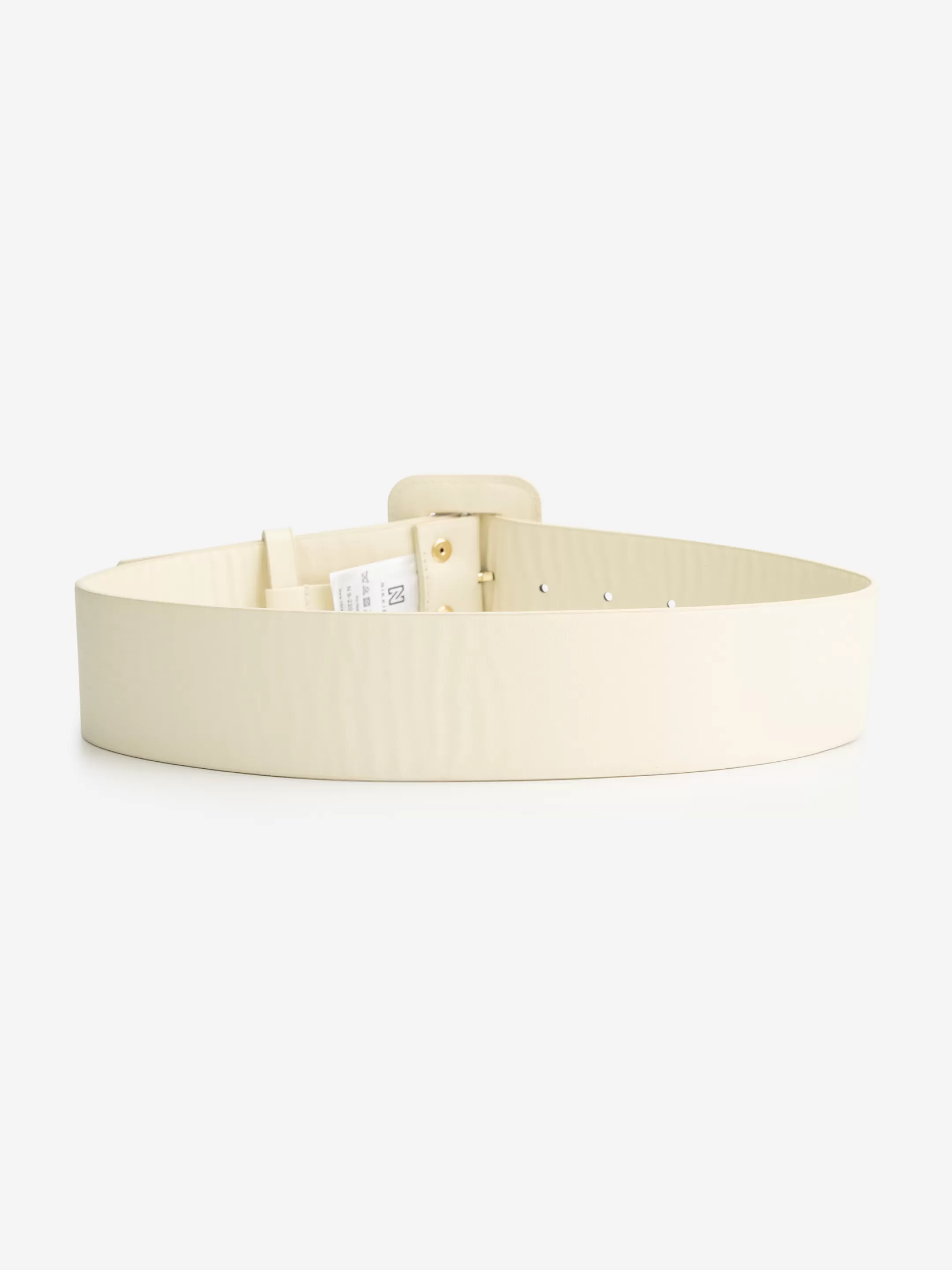 Cheap NIKKIE Waist belt with big buckle Cream